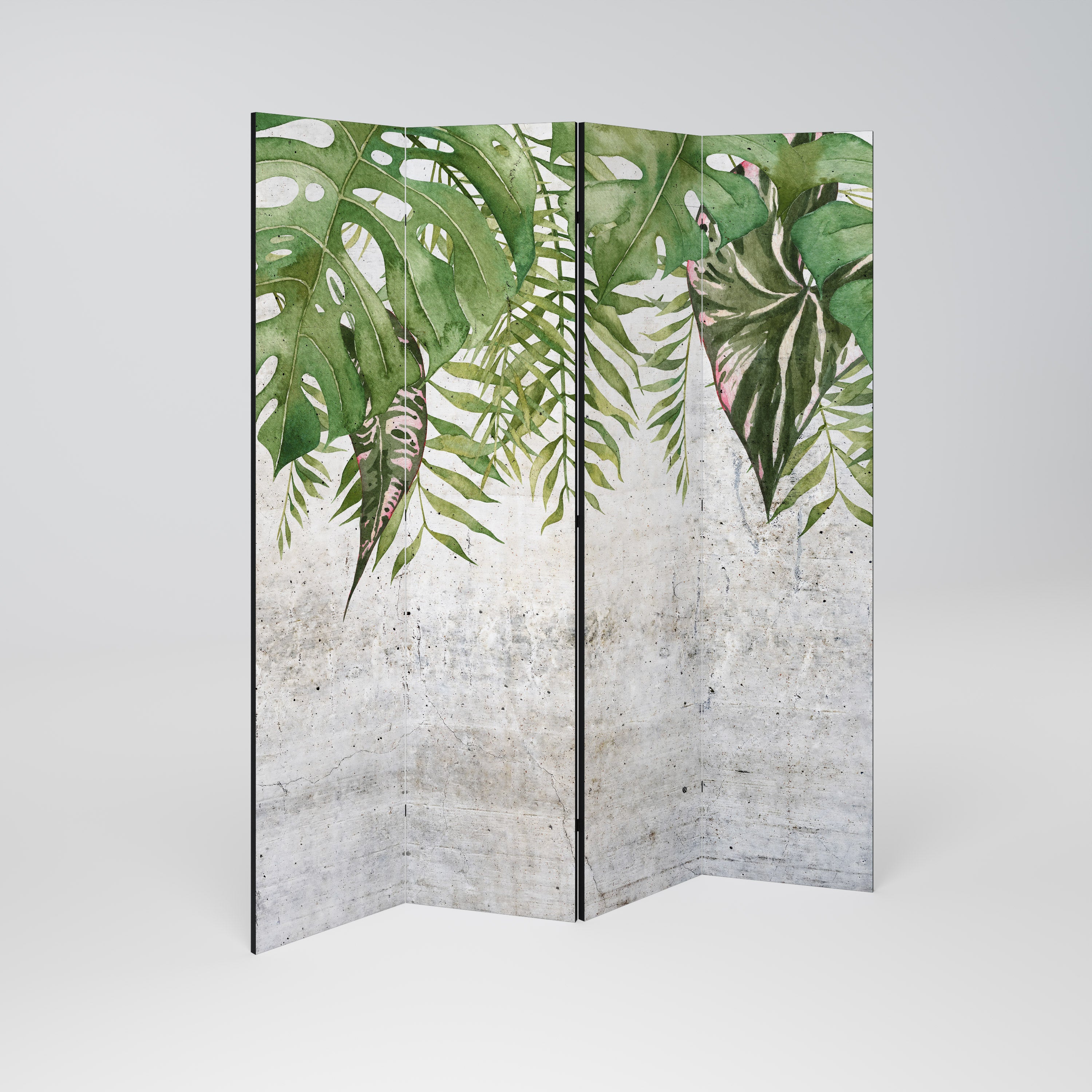 URBAN TROPICS Dekoracyjny parawan 4-skrzydłowy