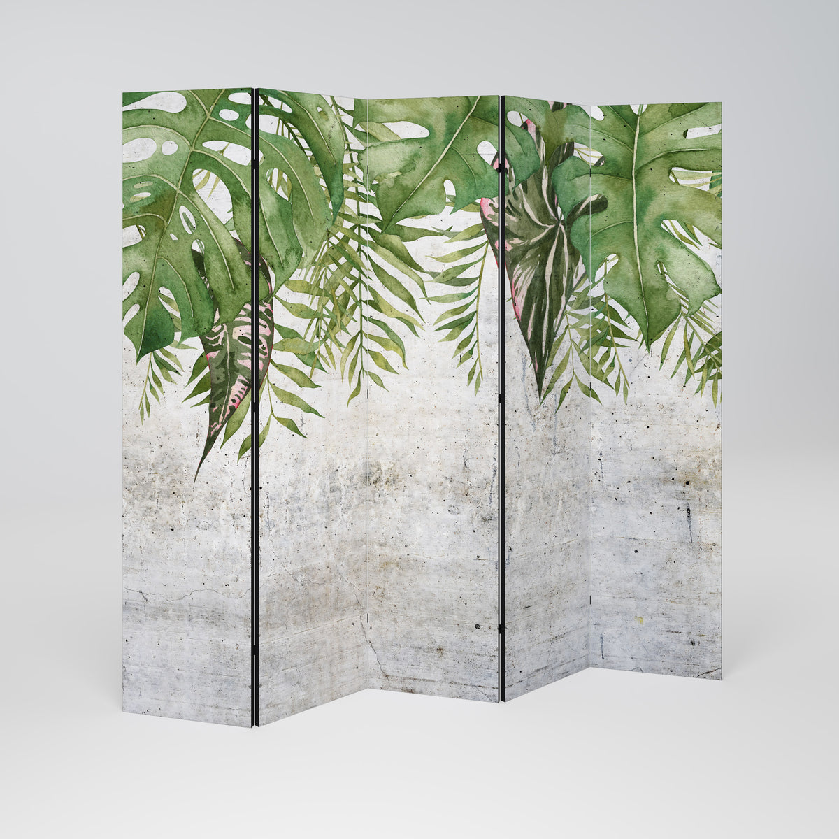 URBAN TROPICS Dekoracyjny parawan 5-skrzydłowy