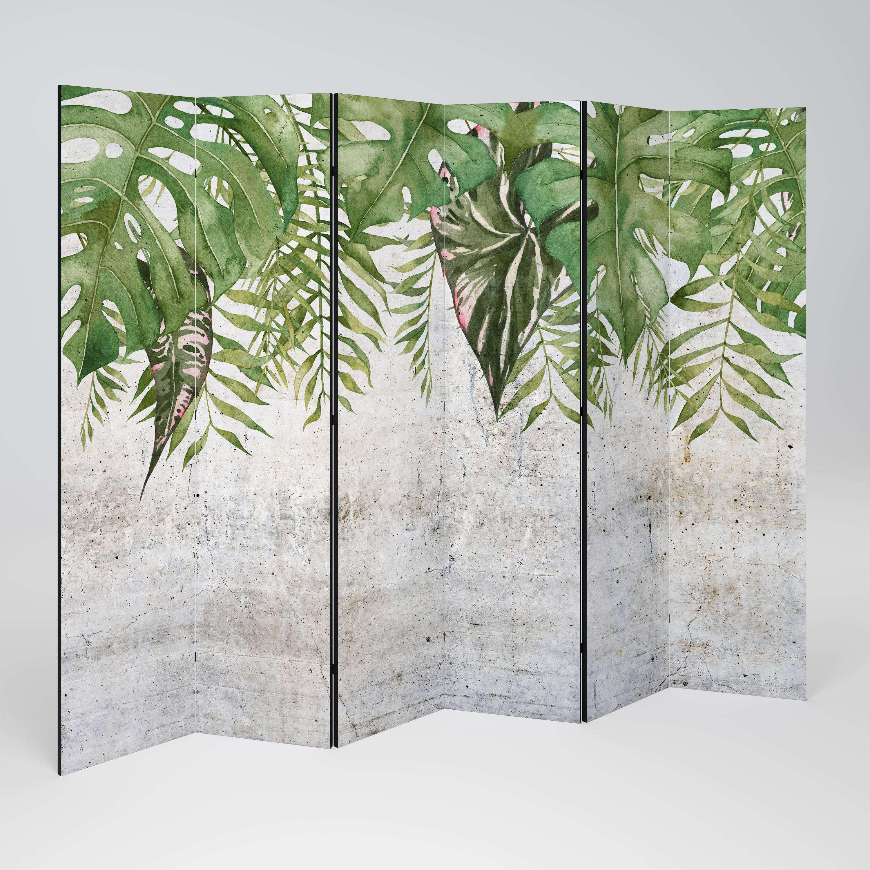 URBAN TROPICS Dekoracyjny parawan 6-skrzydłowy