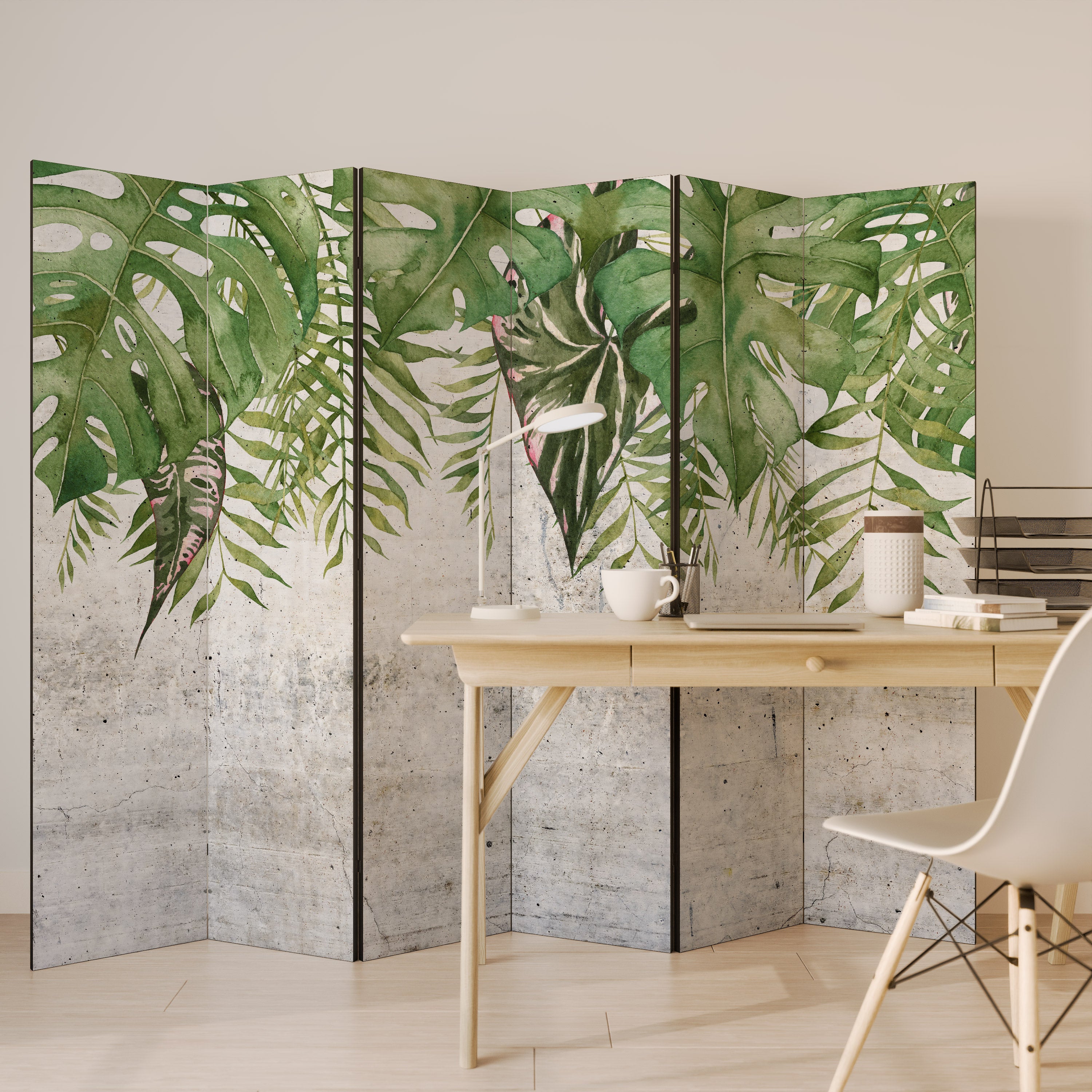 URBAN TROPICS Dekoracyjny parawan 6-skrzydłowy