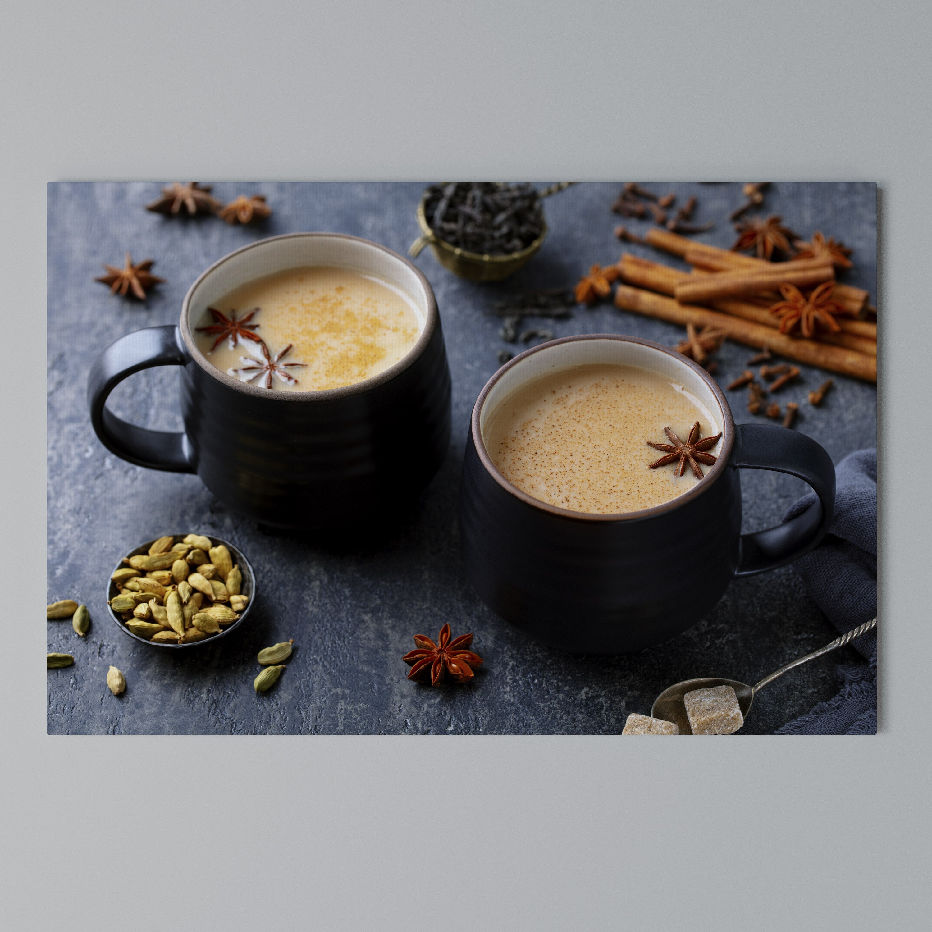 WARMTH IN A CUP Poziomy obraz na płótnie