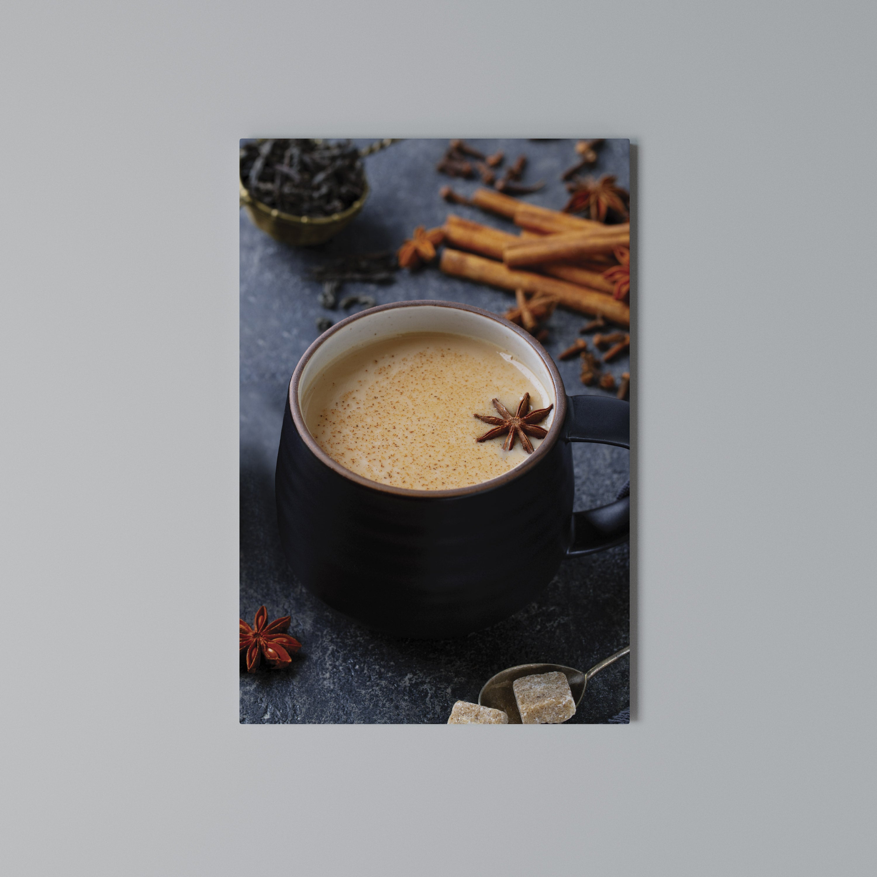 WARMTH IN A CUP Pionowy obraz na płótnie