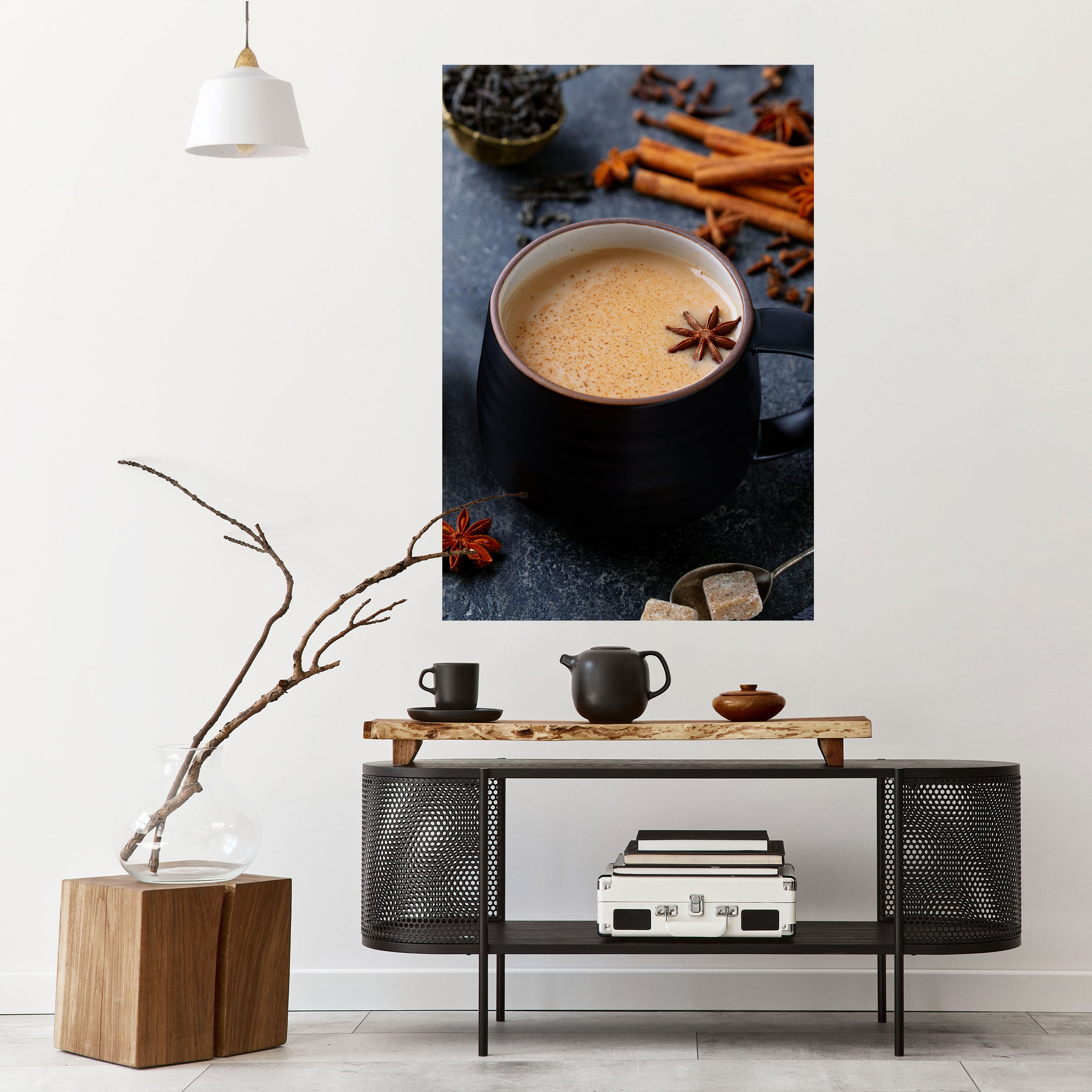 WARMTH IN A CUP Naklejka/Plakat pionowy