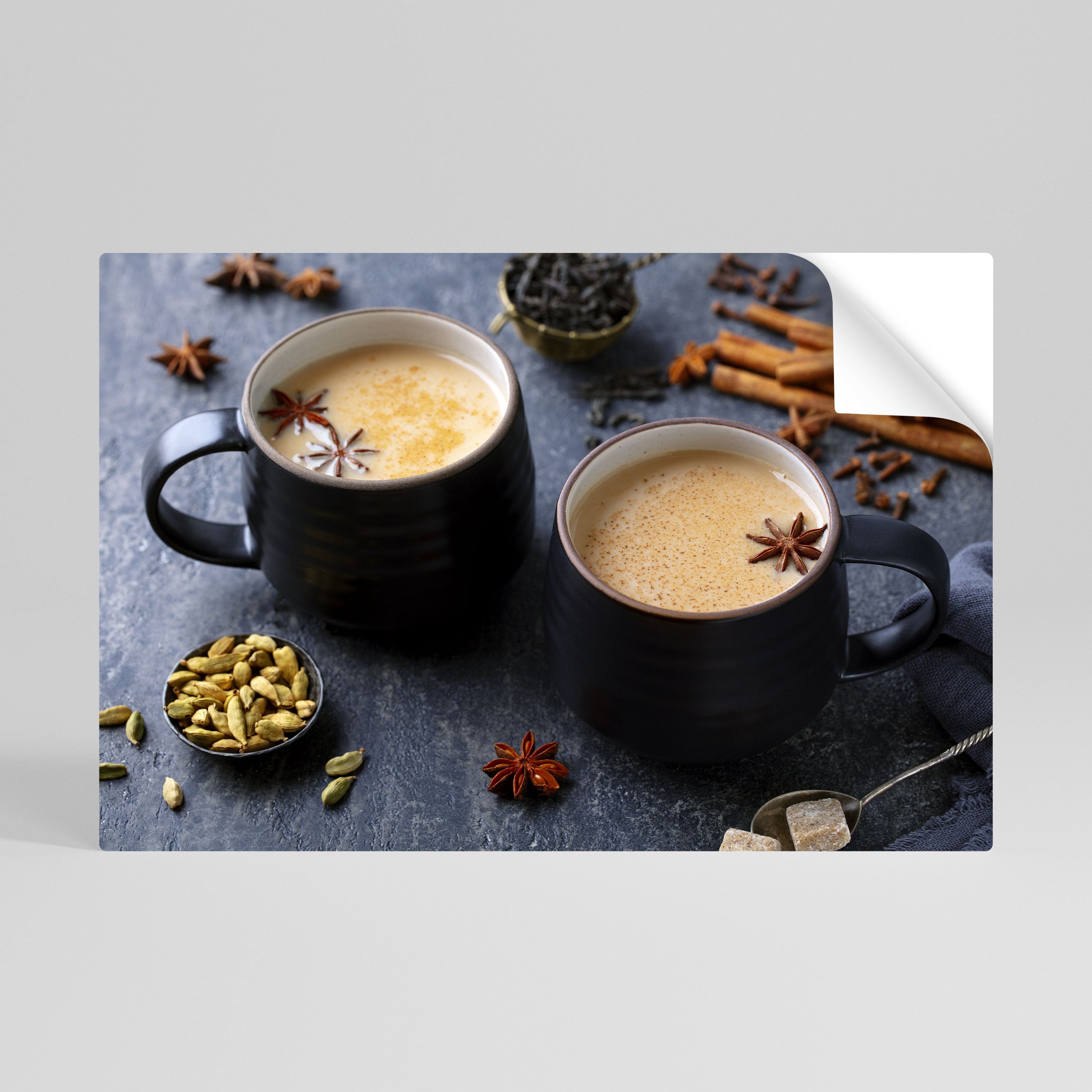 WARMTH IN A CUP Naklejka/Plakat poziomy