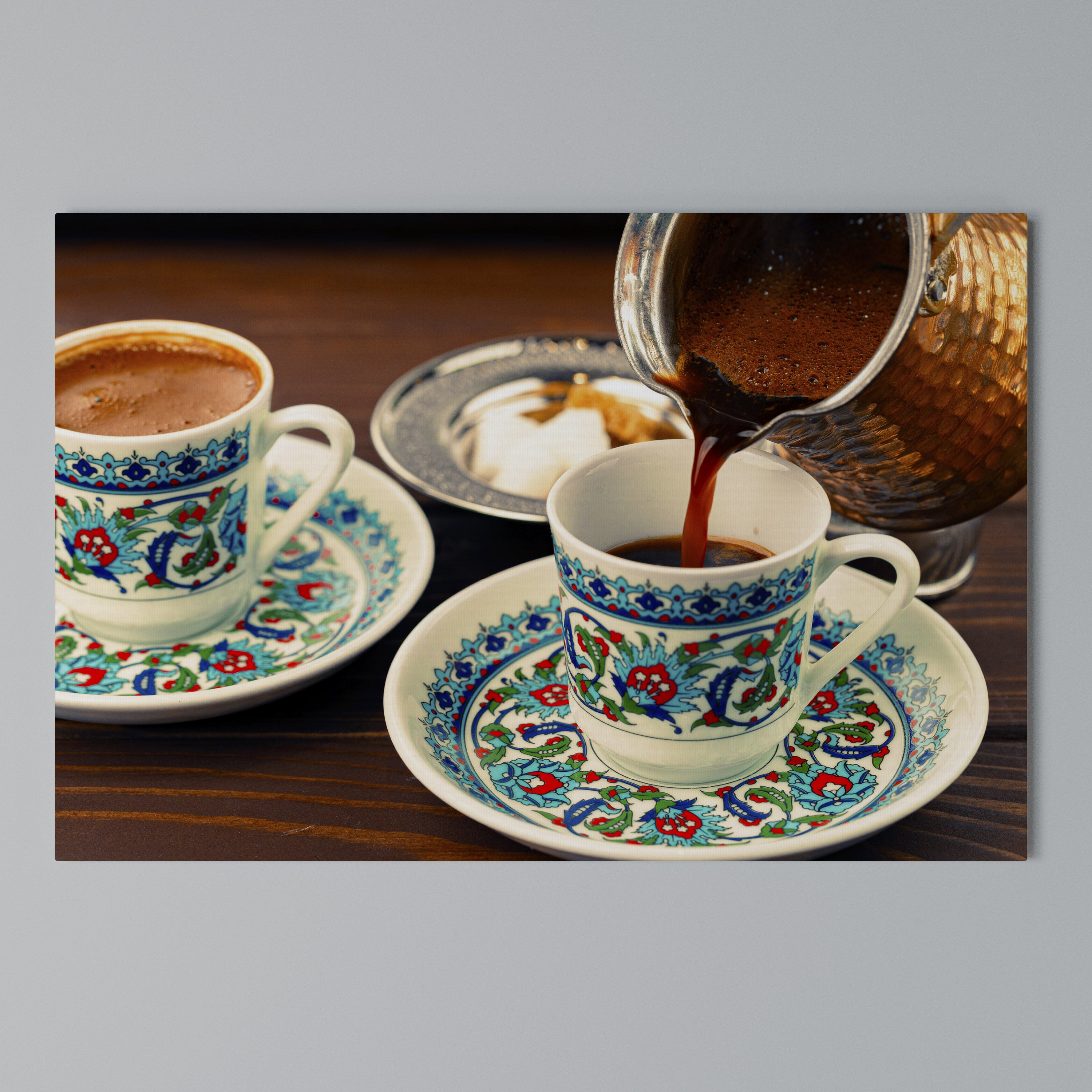 TRADITION IN A CUP Poziomy obraz na płótnie