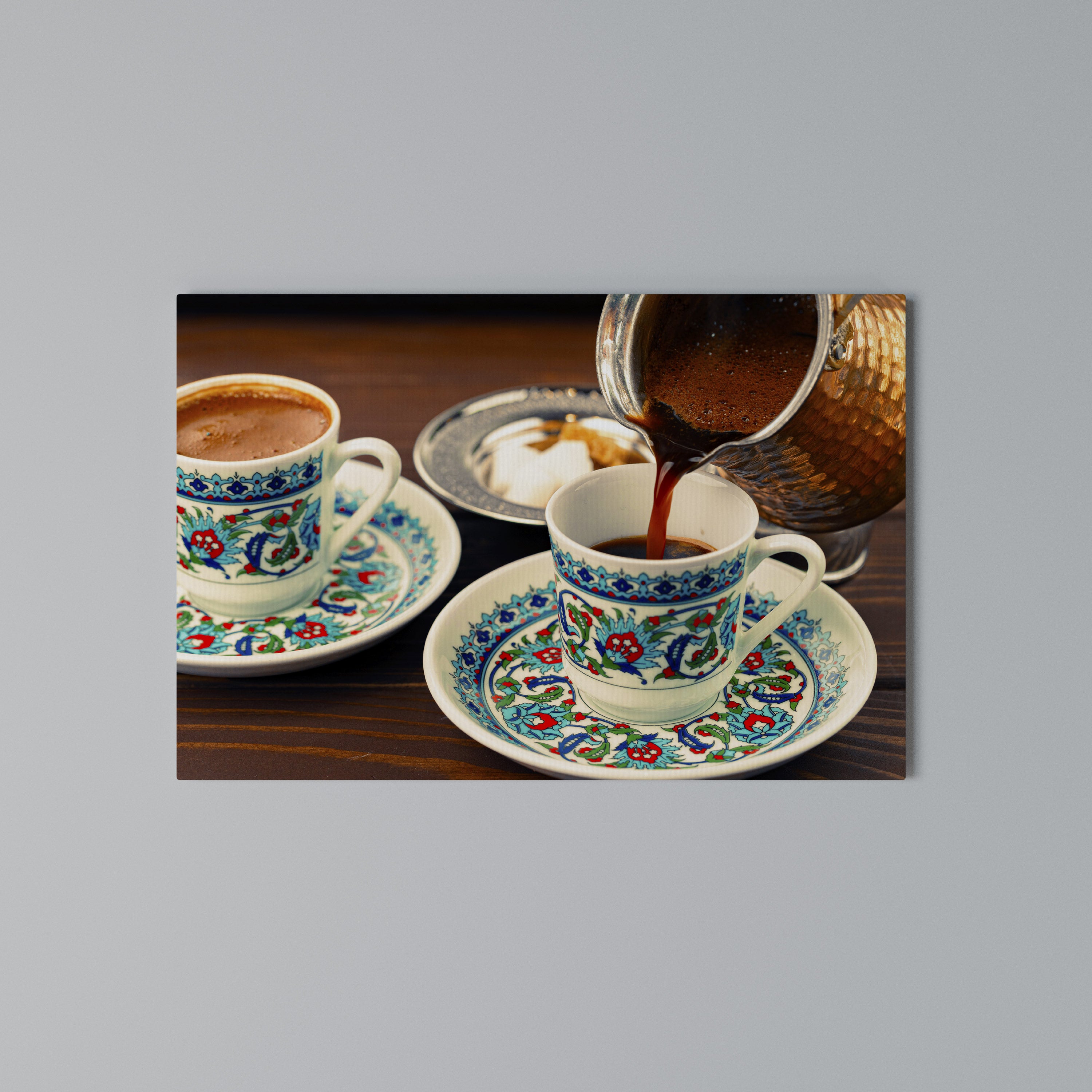 TRADITION IN A CUP Poziomy obraz na płótnie