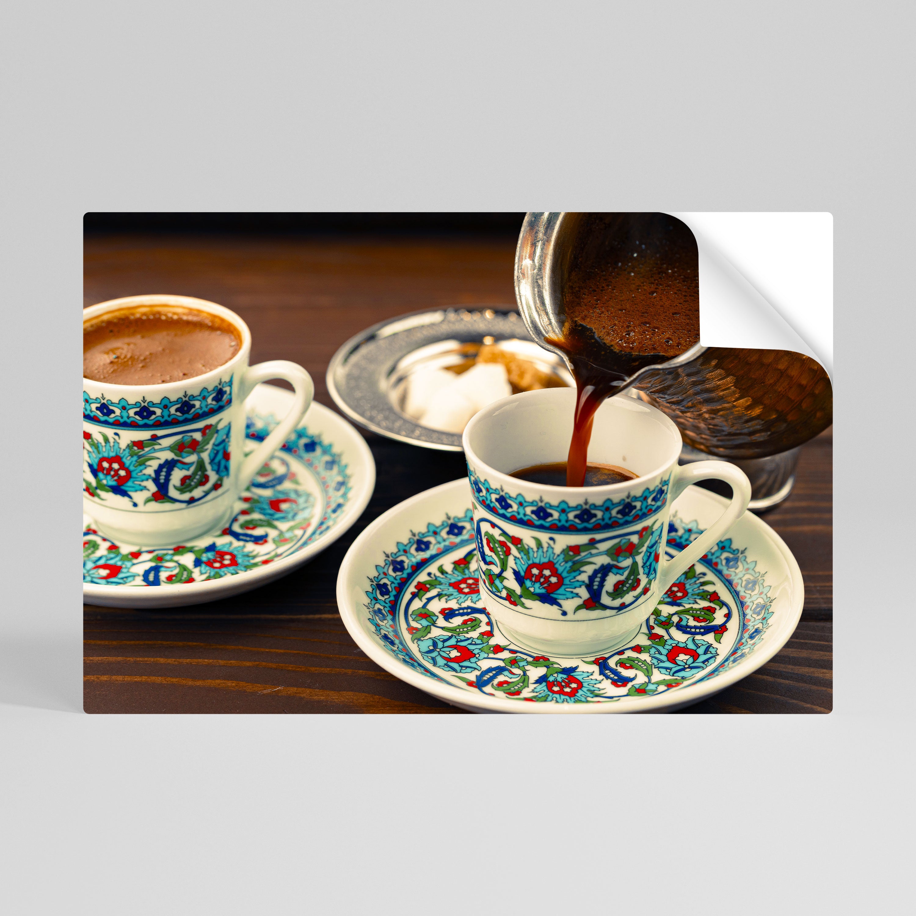 TRADITION IN A CUP Naklejka/Plakat poziomy