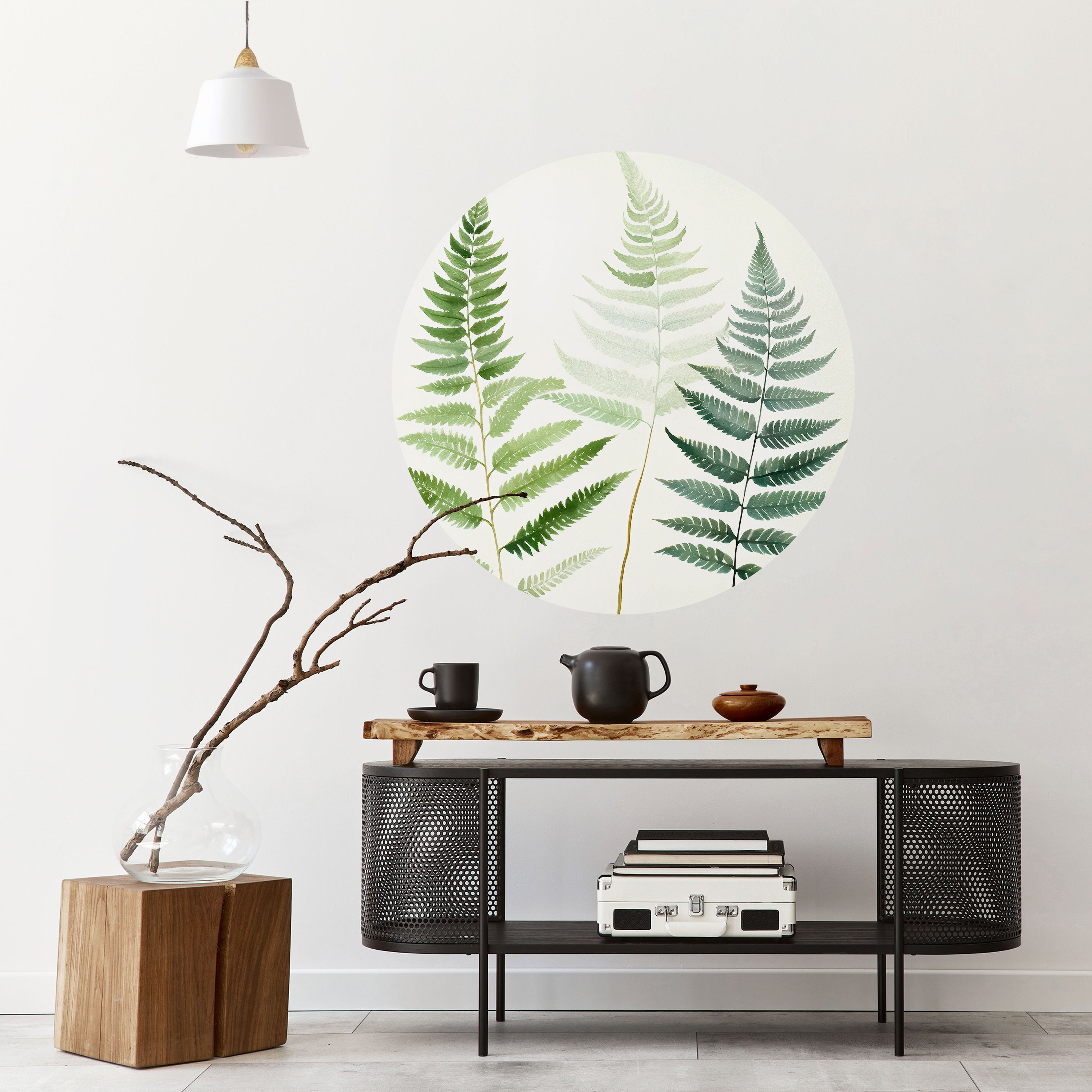 FERN MAJESTY Naklejka okrągła