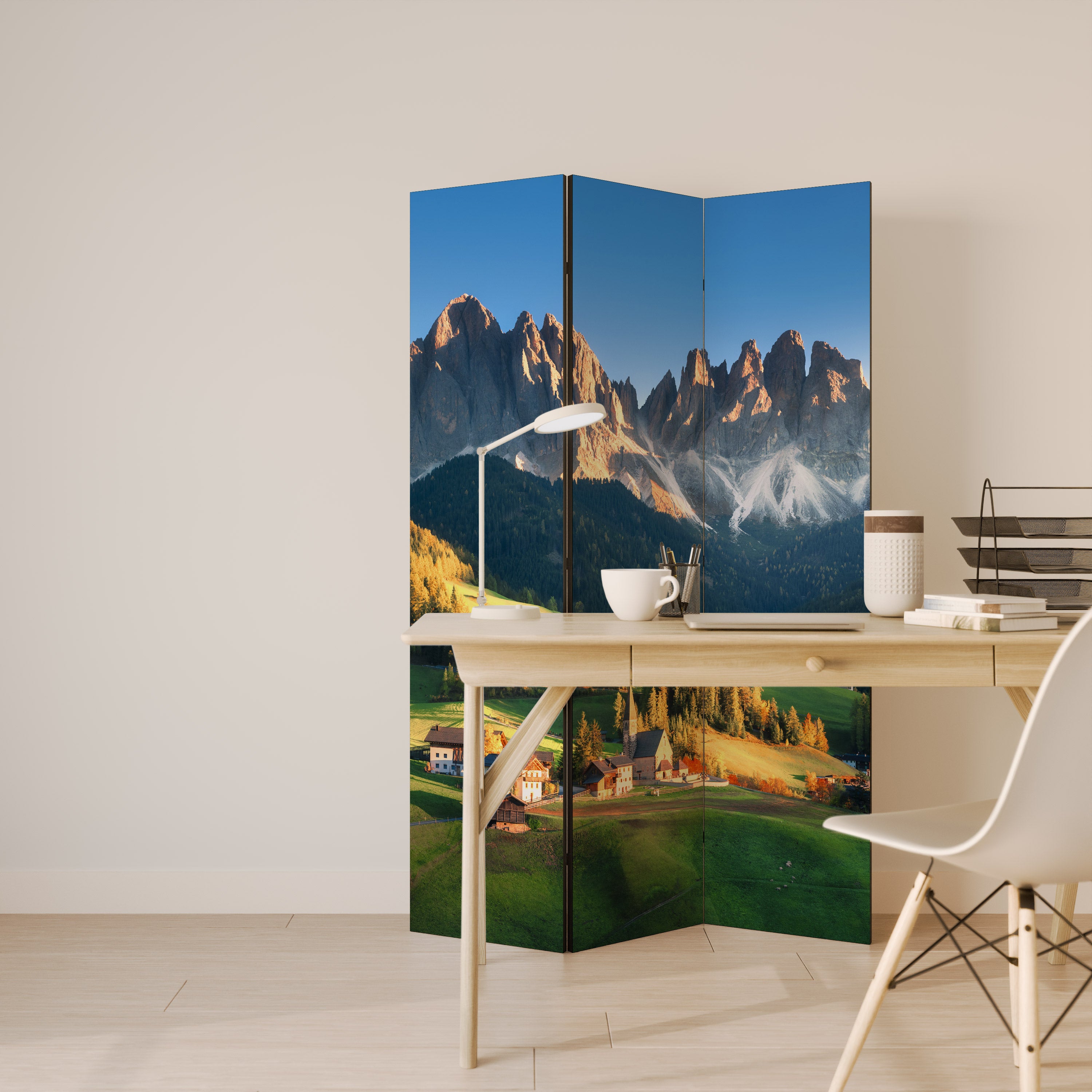 MOUNTAIN DREAMSCAPE Dekoracyjny parawan 3-skrzydłowy
