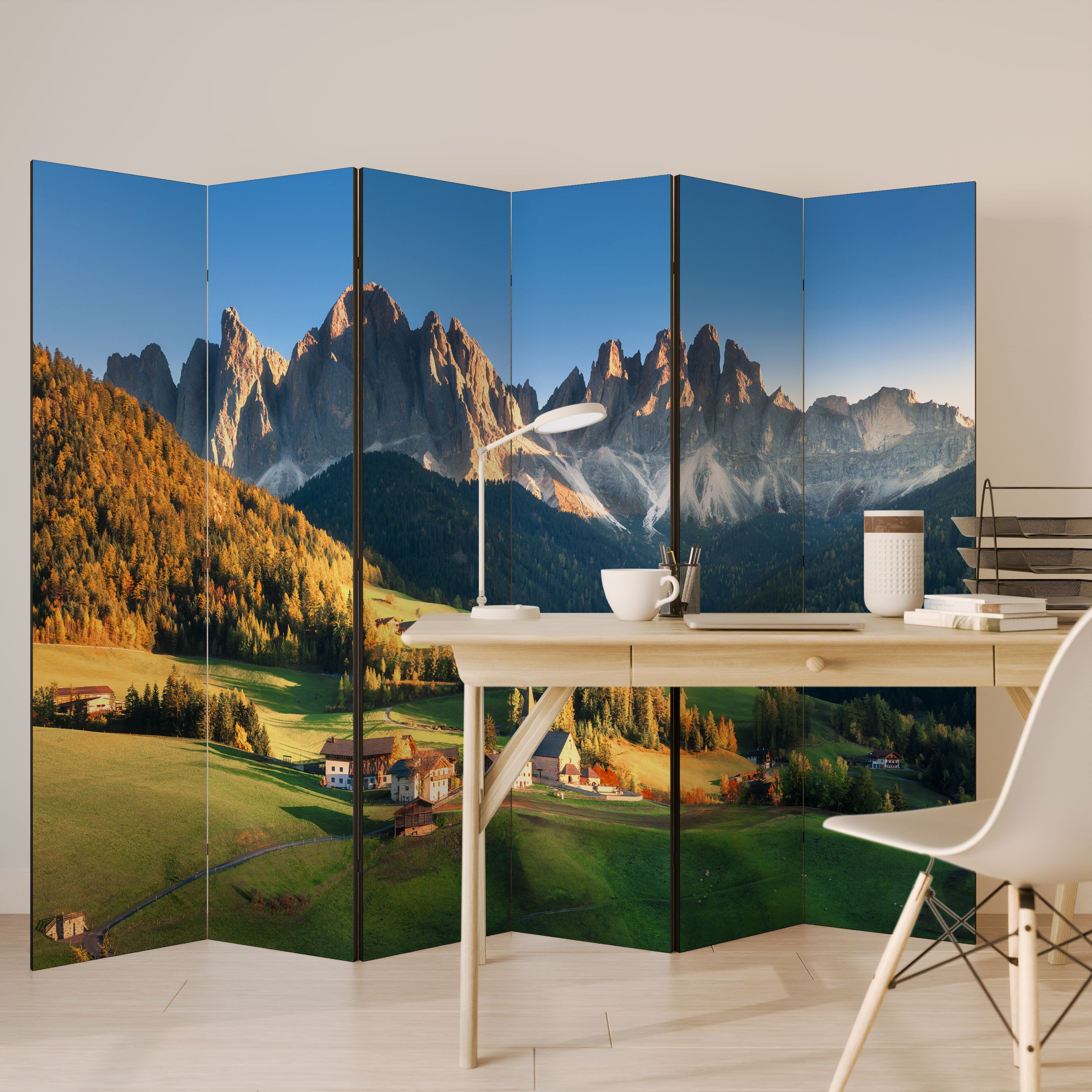MOUNTAIN DREAMSCAPE Dekoracyjny parawan 6-skrzydłowy