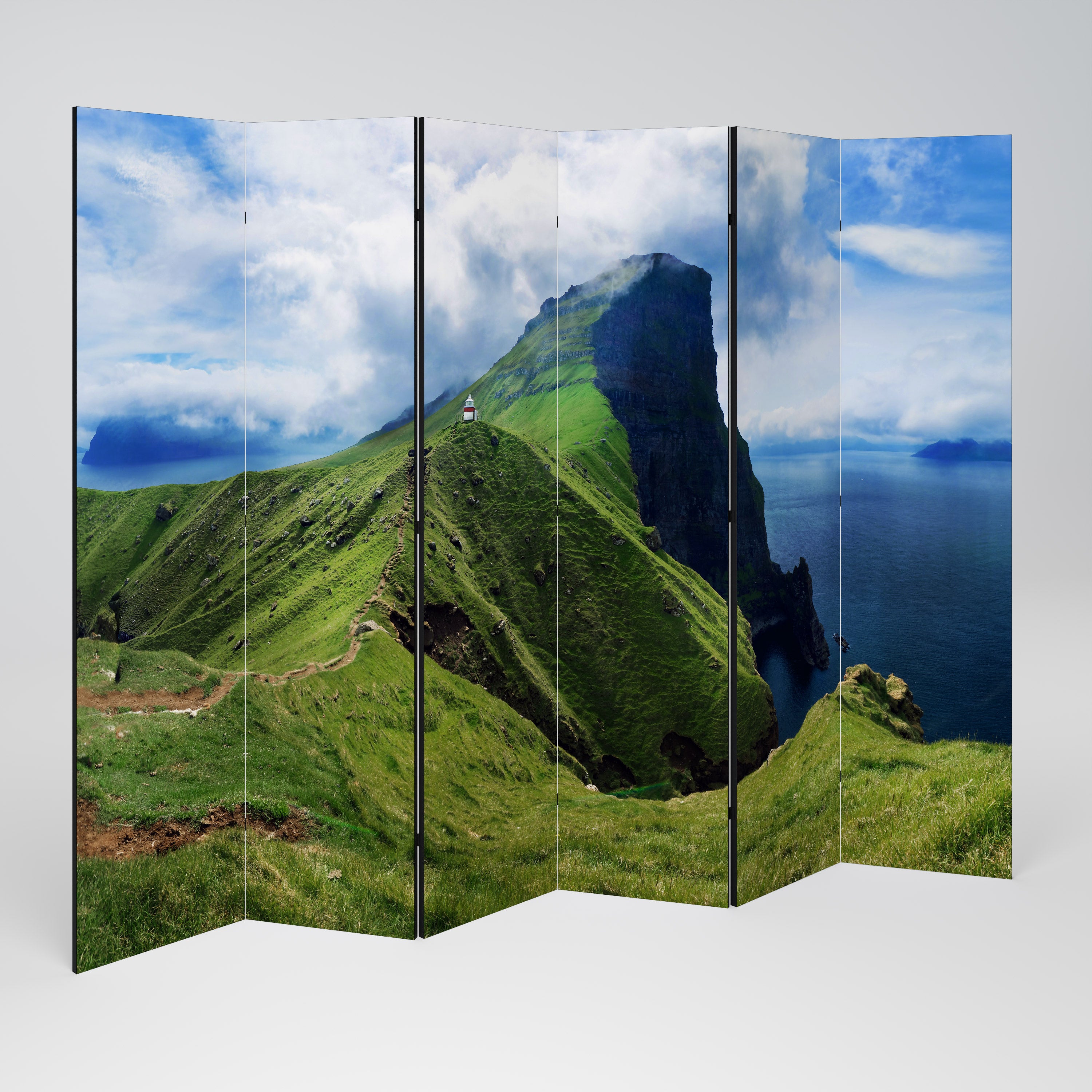 CLIFFS OF TRANQUILITY Dekoracyjny parawan 6-skrzydłowy