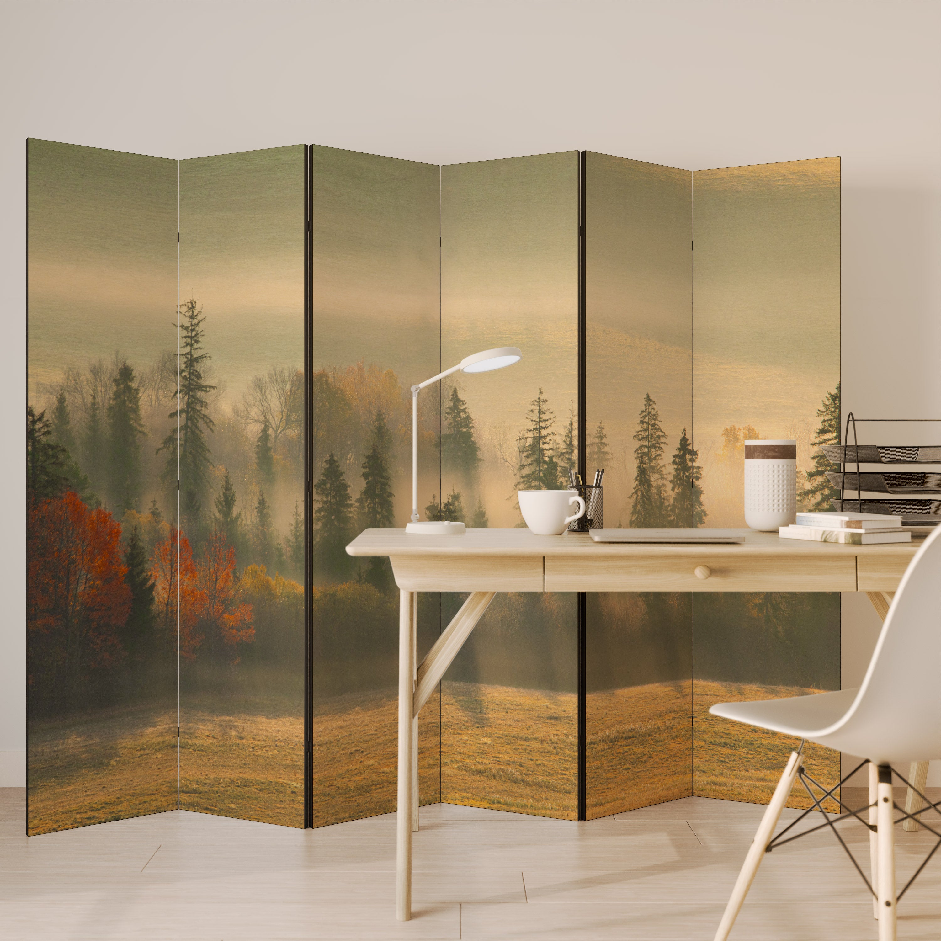 GILDING HOURS Dekoracyjny parawan 6-skrzydłowy