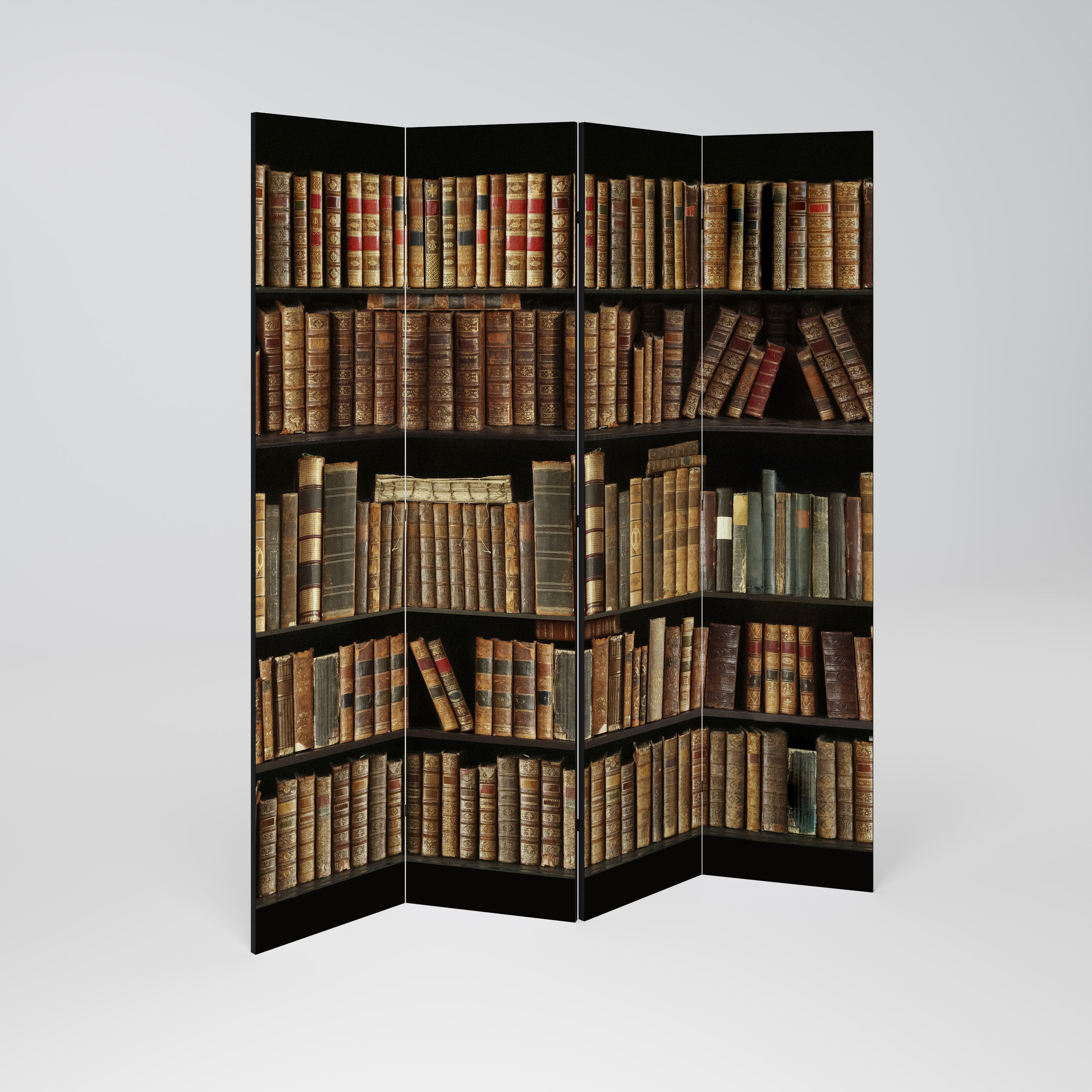 SHELVES OF TIME Dekoracyjny parawan 4-skrzydłowy