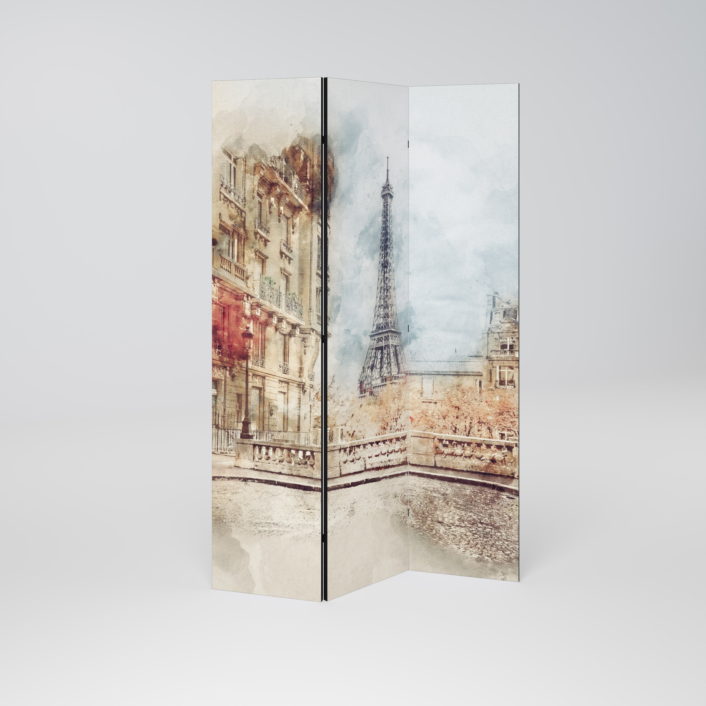 PARISIAN DAYDREAM Dekoracyjny parawan 3-skrzydłowy