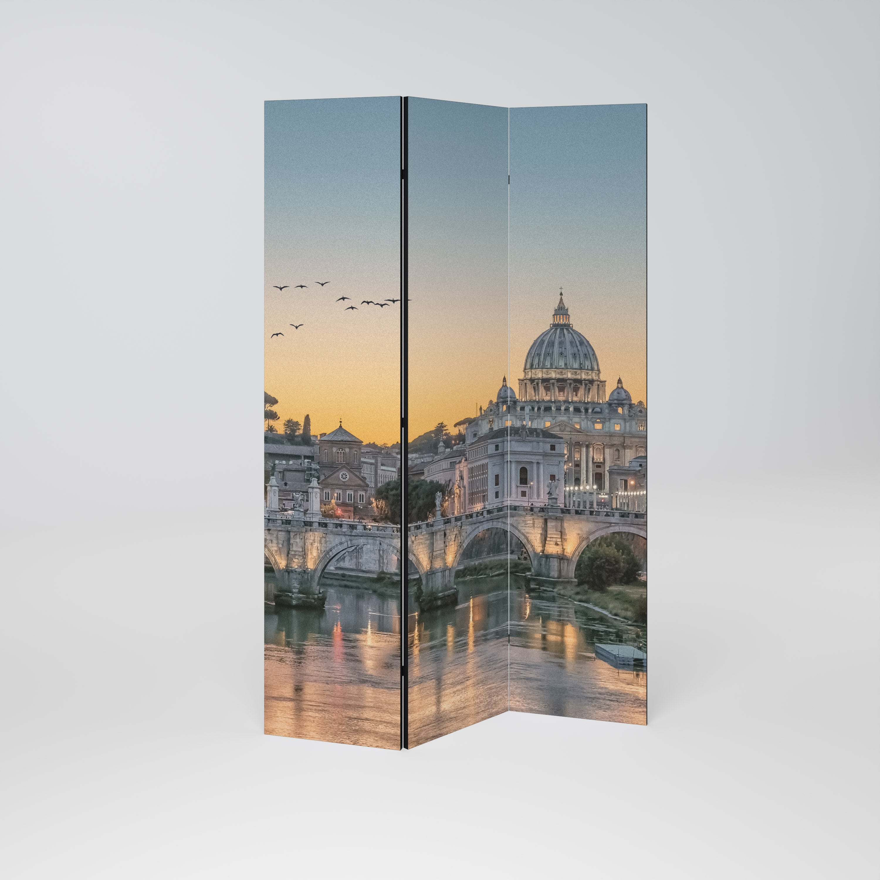 REFLECTIONS OF ROME Dekoracyjny parawan 3-skrzydłowy