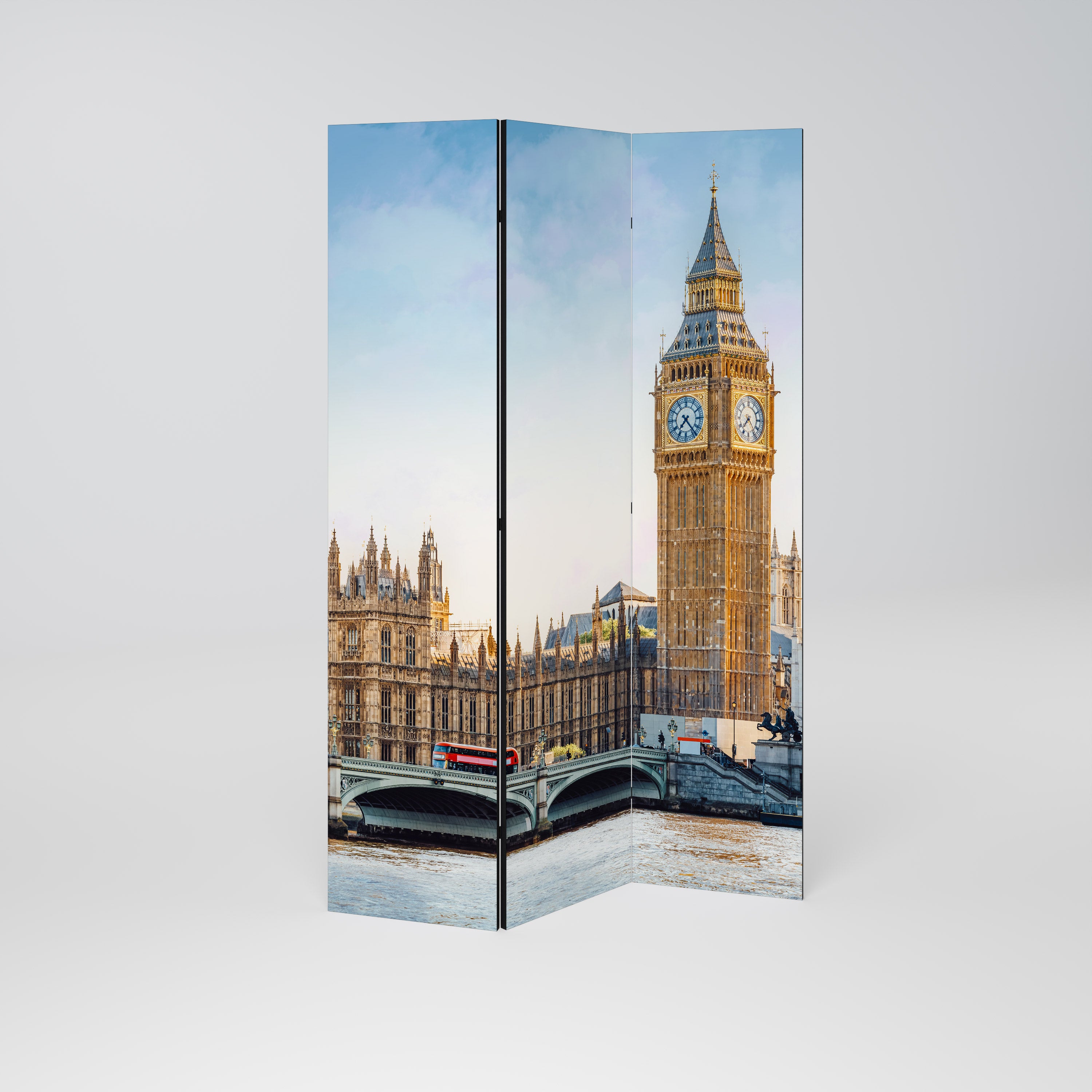 TIMELESS LONDON ELEGANCE Dekoracyjny parawan 3-skrzydłowy