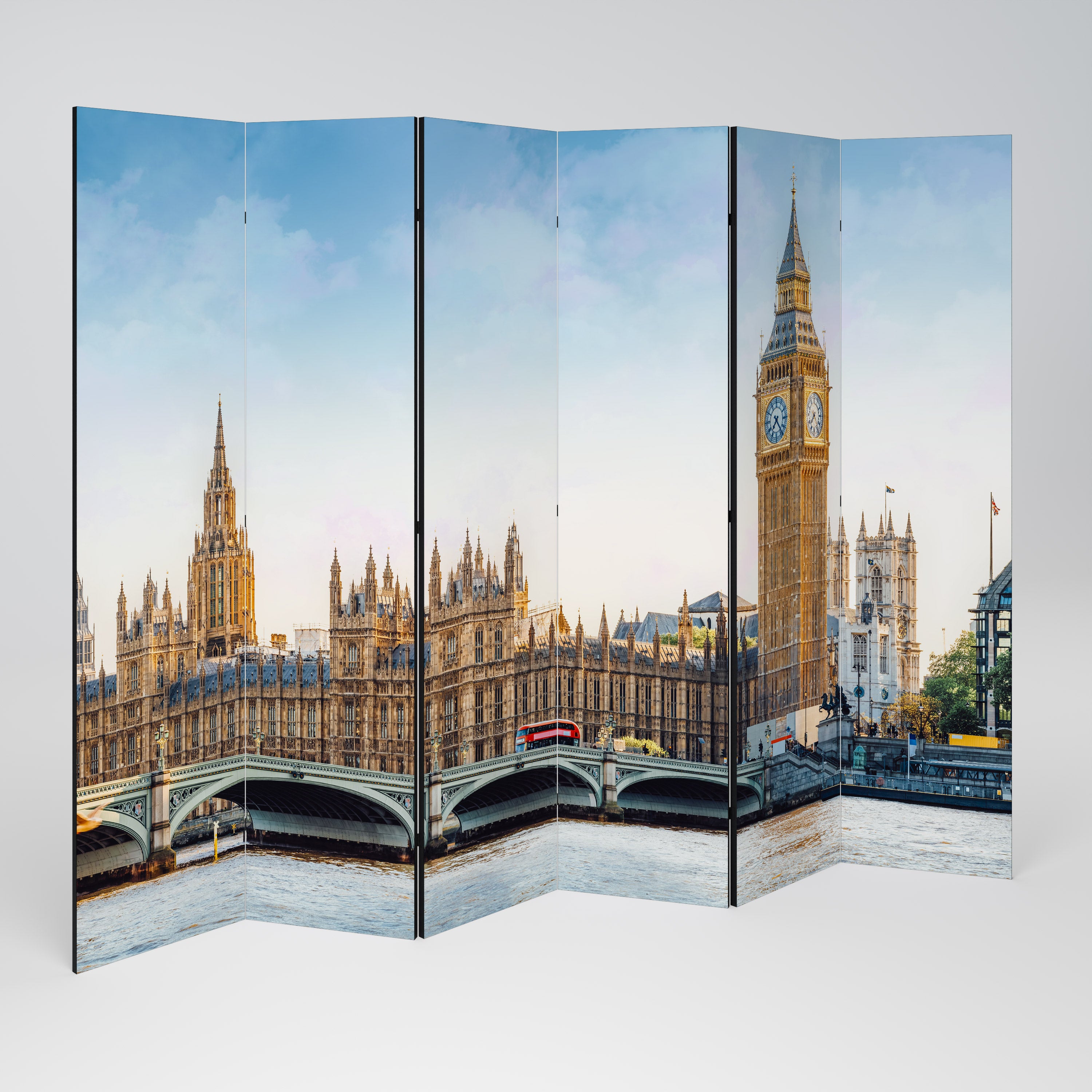 TIMELESS LONDON ELEGANCE Dekoracyjny parawan 6-skrzydłowy