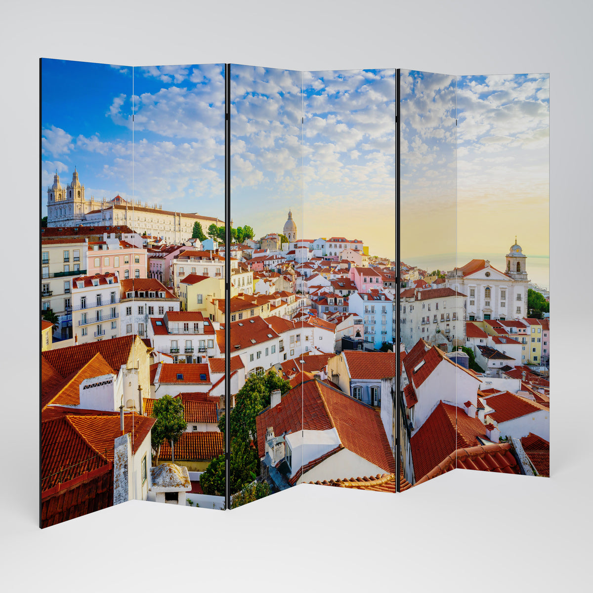 ROOFTOP RADIANCE Dekoracyjny parawan 6-skrzydłowy