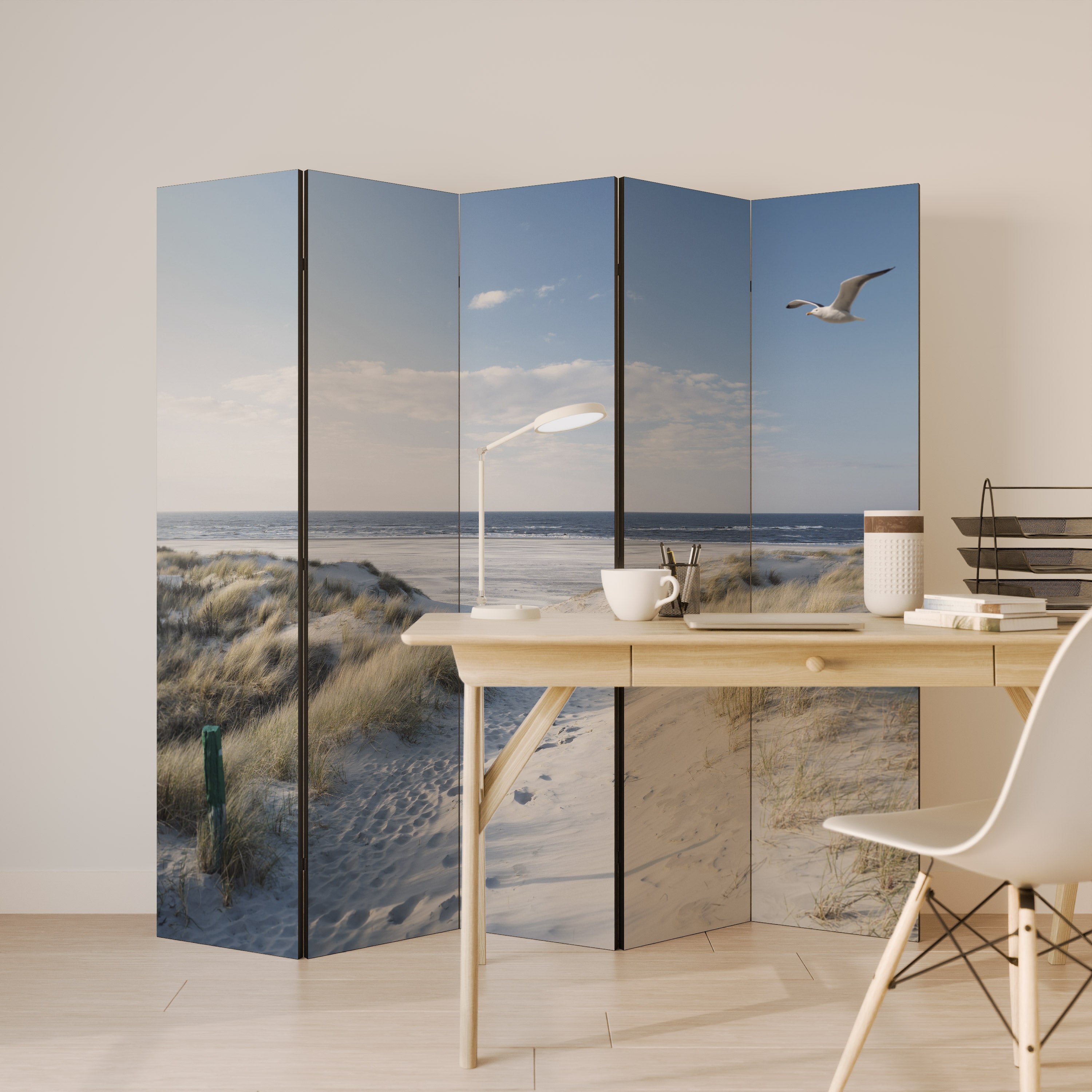 SEASIDE DREAMING Dekoracyjny parawan 5-skrzydłowy