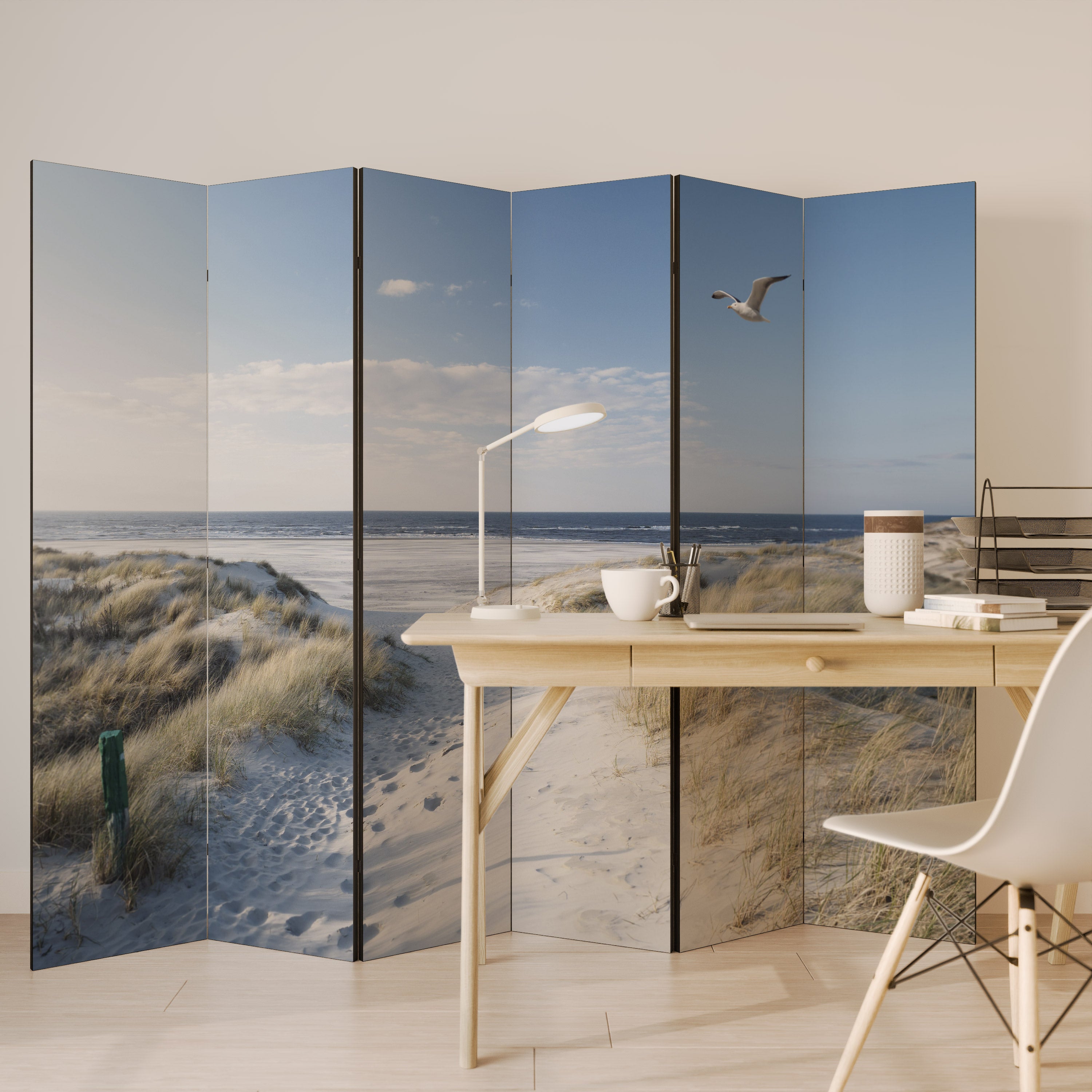 SEASIDE DREAMING Dekoracyjny parawan 6-skrzydłowy