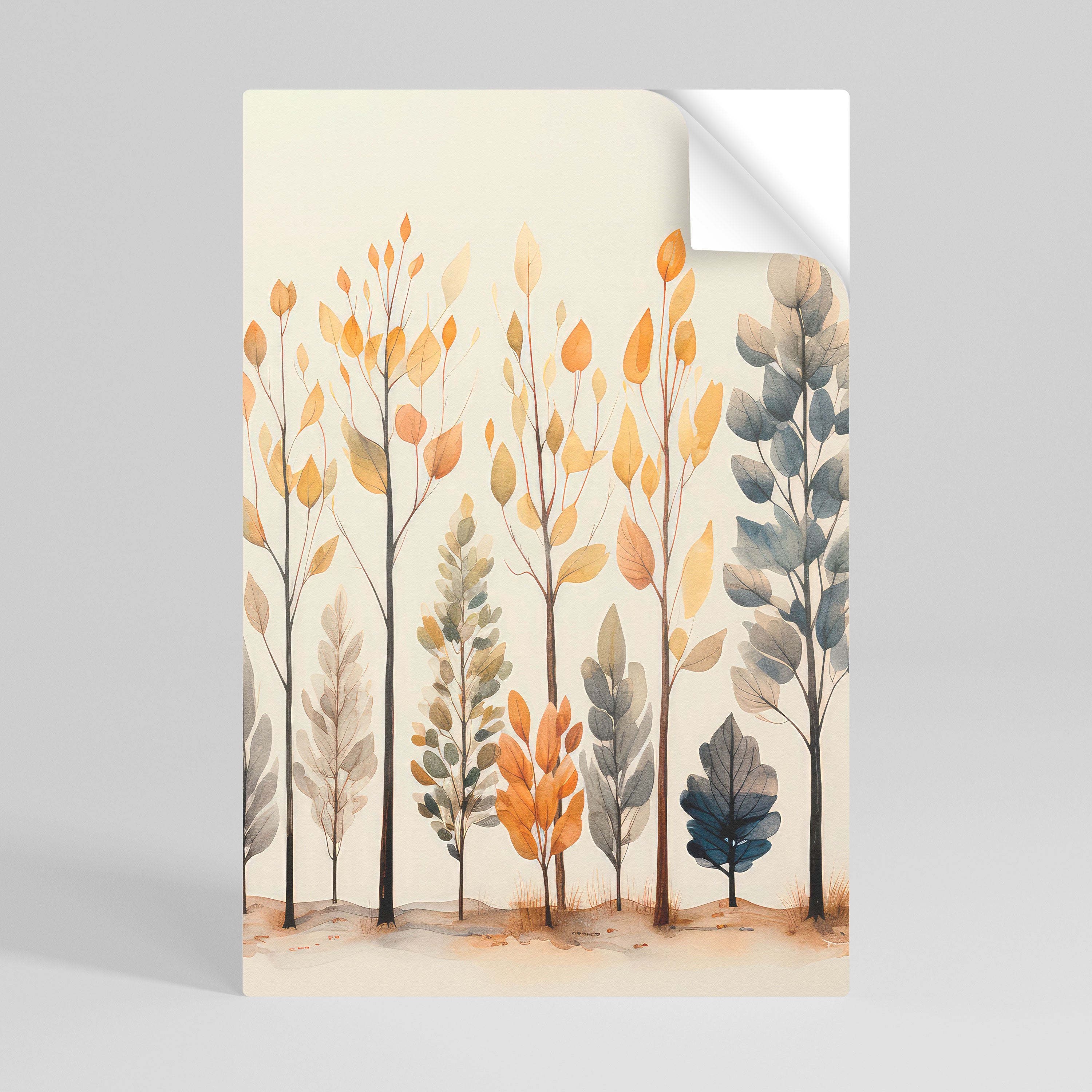 AUTUMN FOREST Naklejka/Plakat pionowy