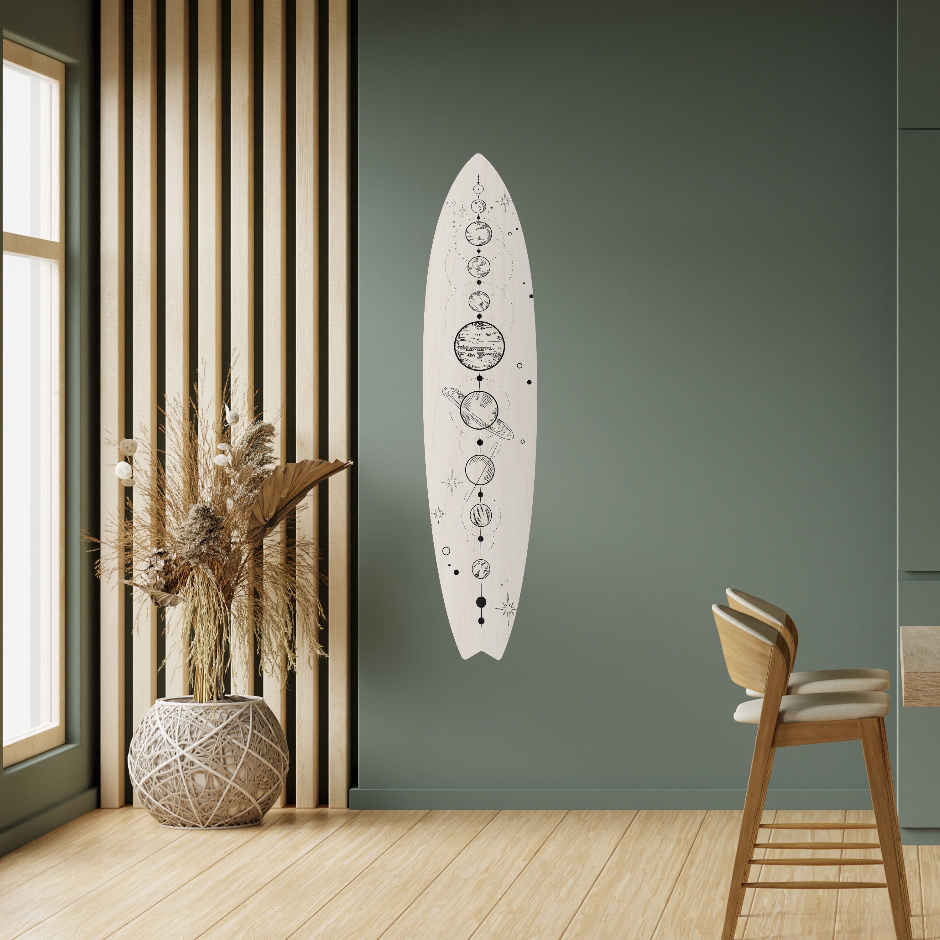 GALAXY OUTLINE Naklejka - deska surfingowa