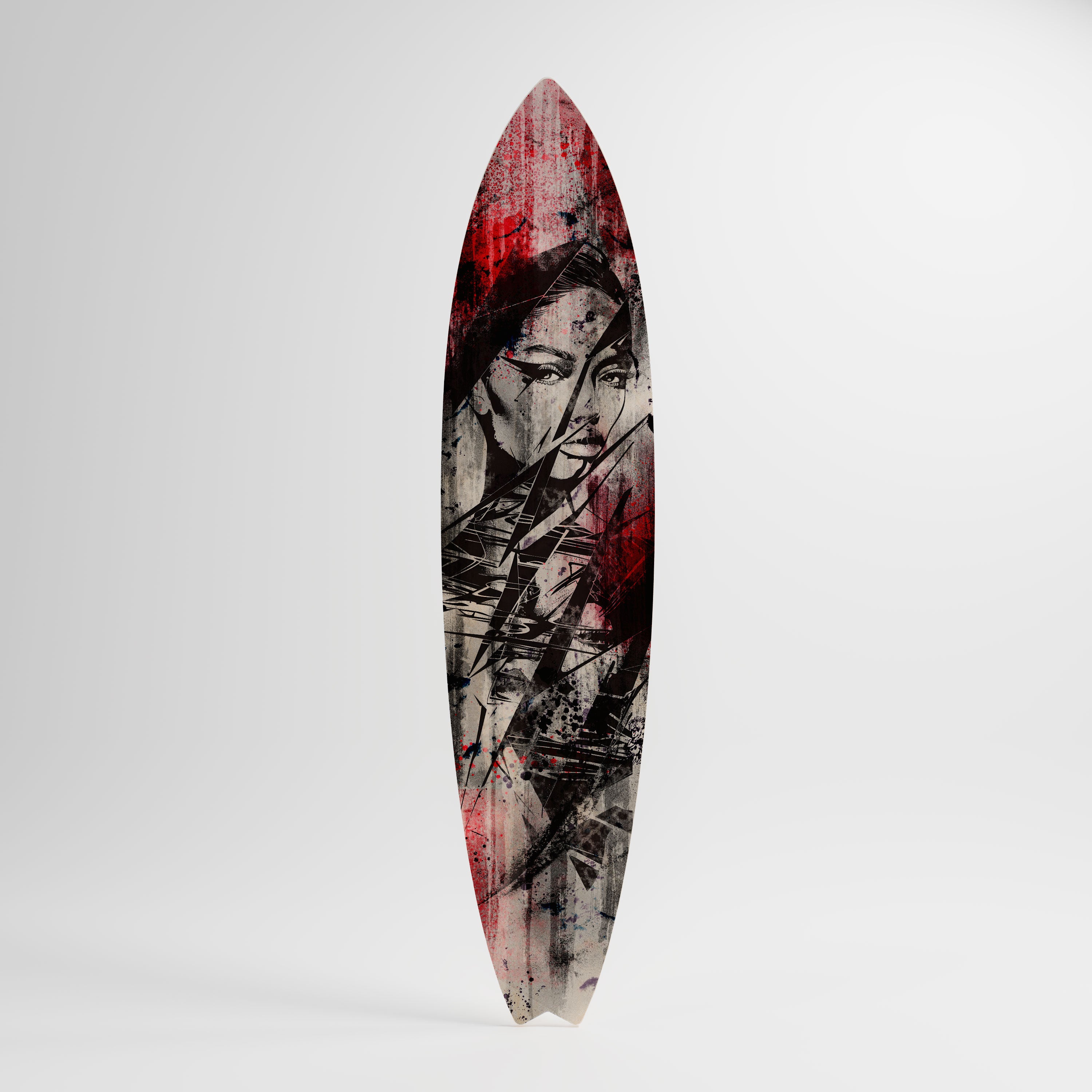 CRIMSON ECHO Dekoracyjna deska surfingowa