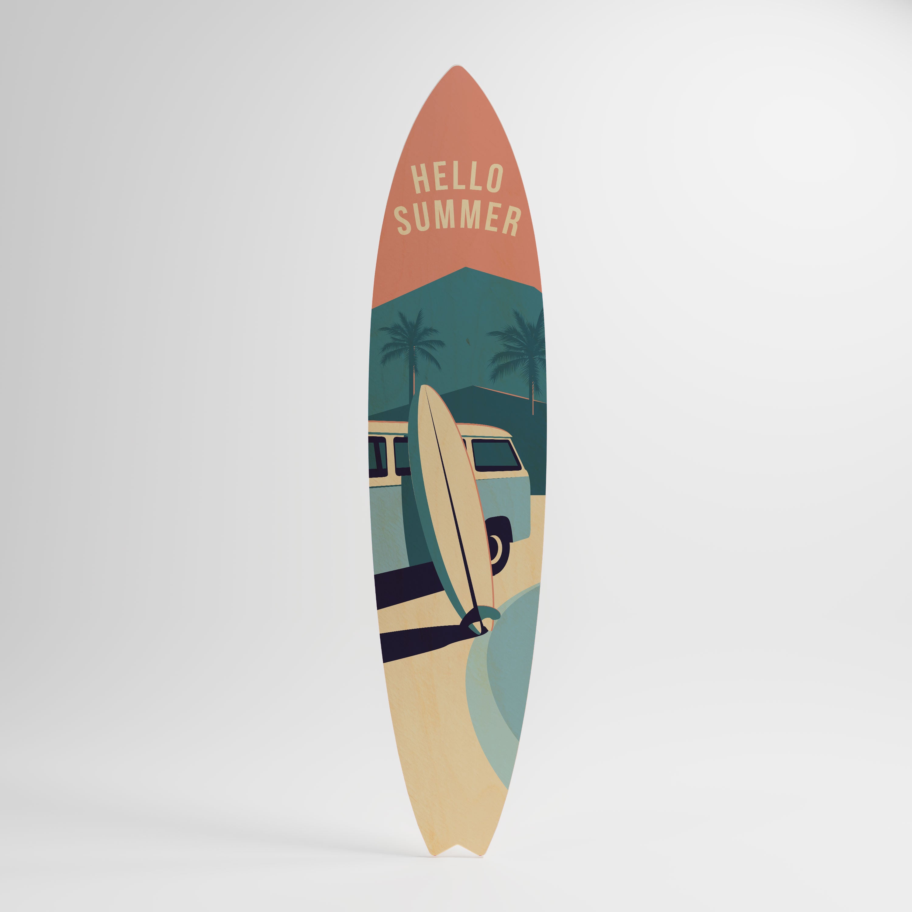 HELLO SUMMER Dekoracyjna deska surfingowa