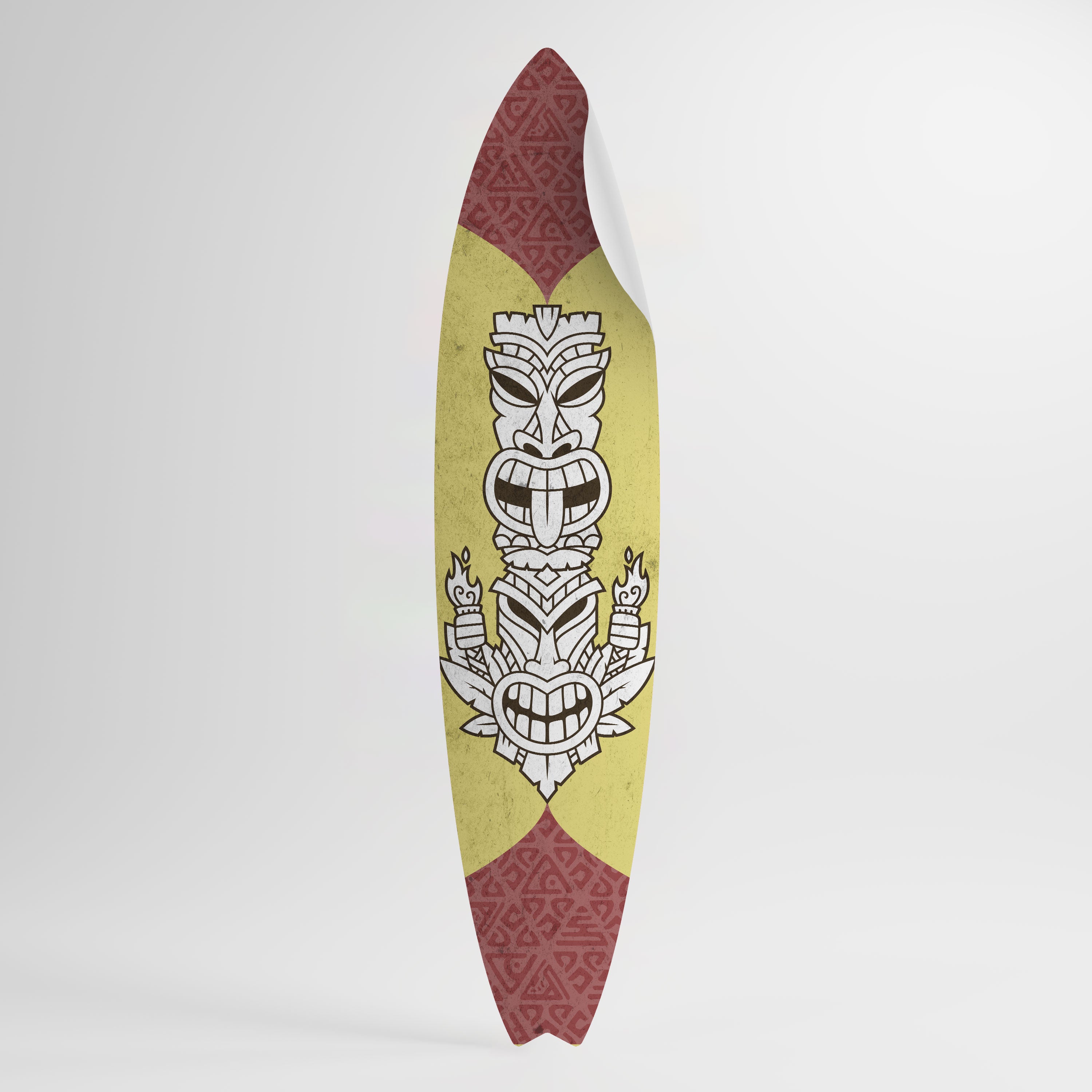 TIKI TOTEM Naklejka - deska surfingowa