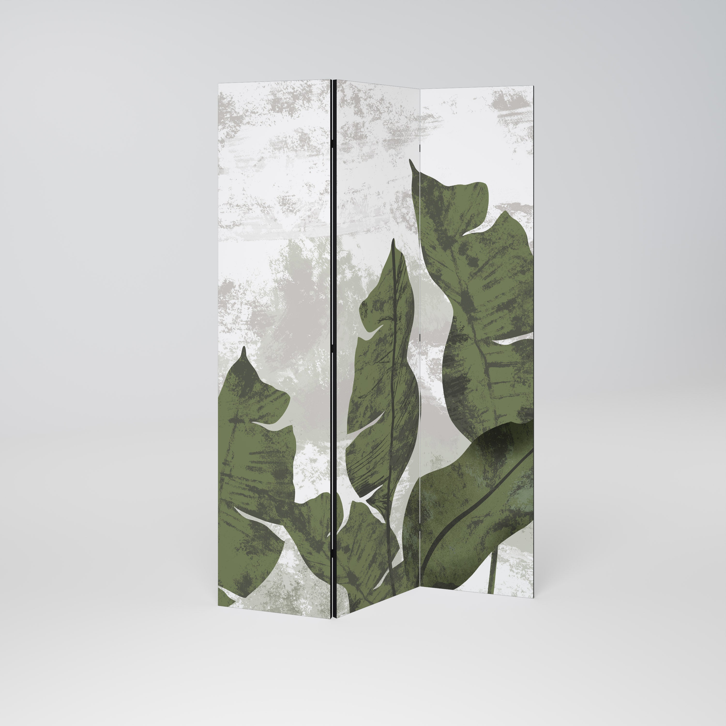 LEAF ECHO Dekoracyjny parawan 3-skrzydłowy