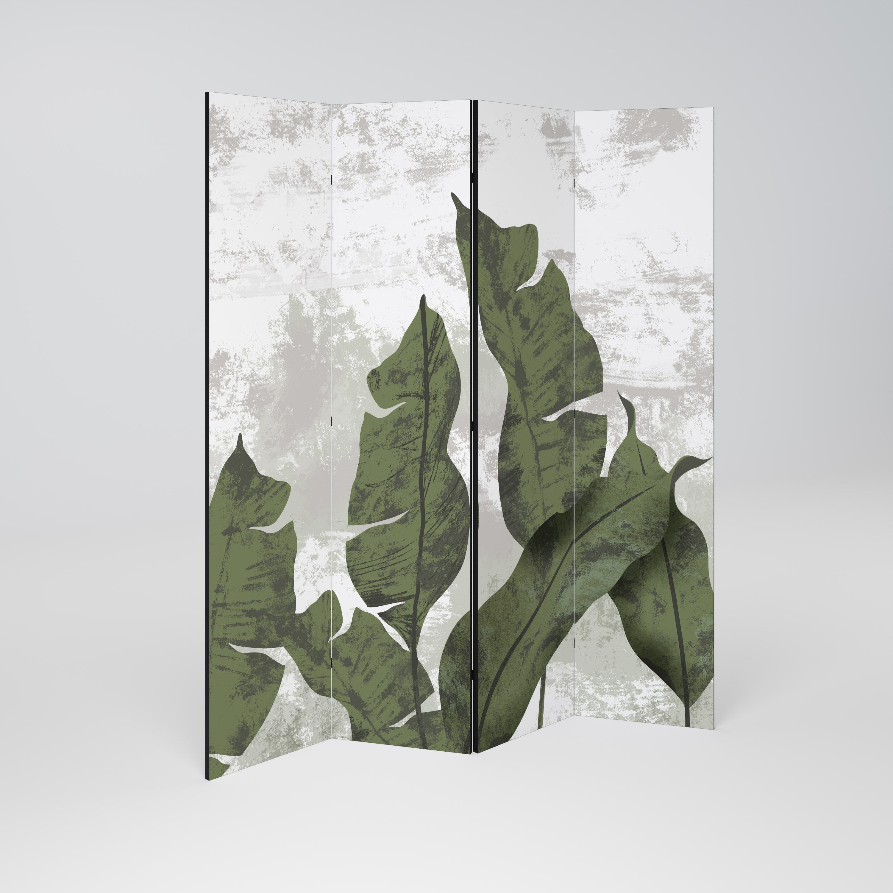 LEAF ECHO Dekoracyjny parawan 4-skrzydłowy