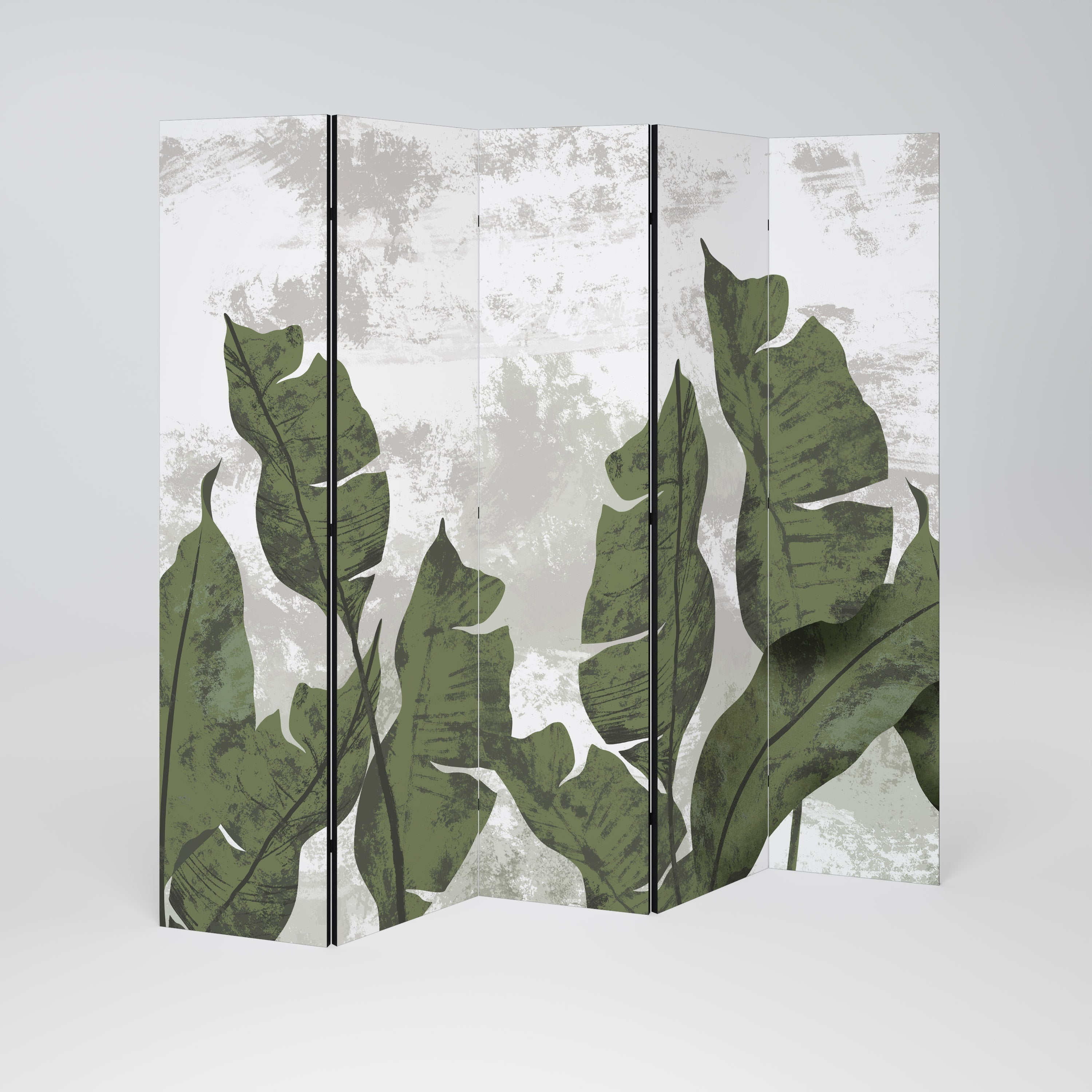 LEAF ECHO Dekoracyjny parawan 5-skrzydłowy