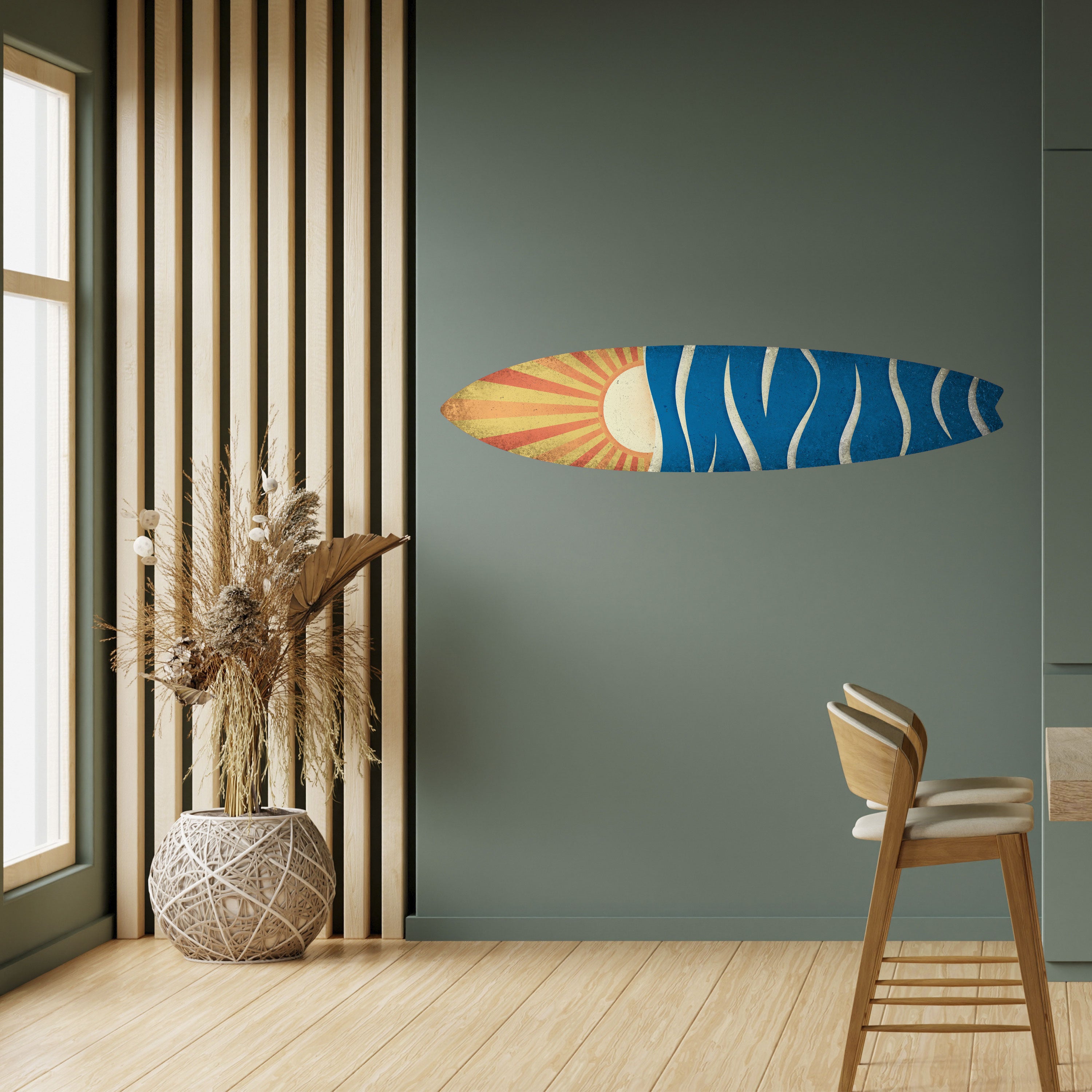 SUNNY SLIDE Naklejka - deska surfingowa