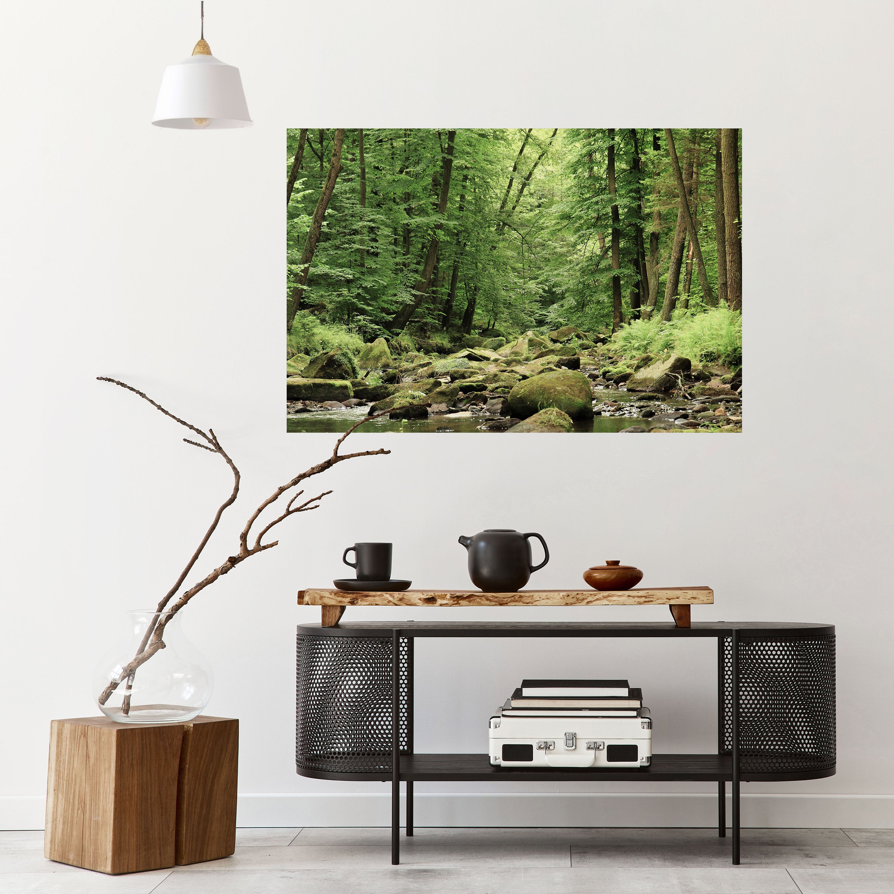 TRANQUIL STONES AND STREAMS Naklejka/Plakat poziomy