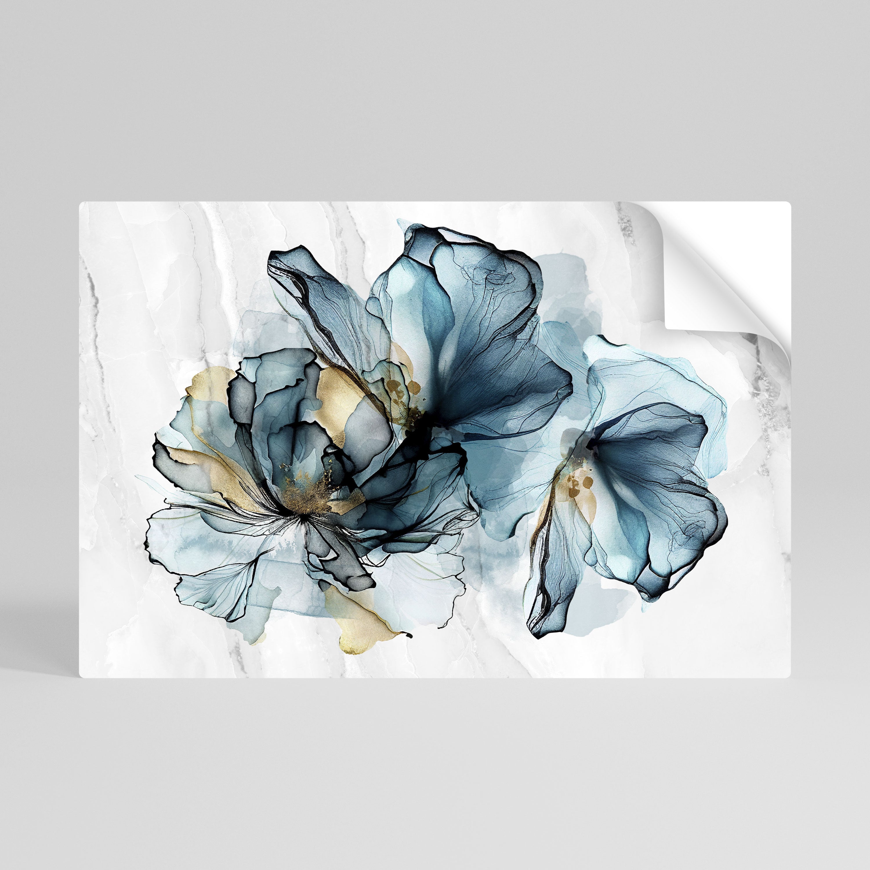 ELEGANT AQUARELLE Naklejka/Plakat poziomy