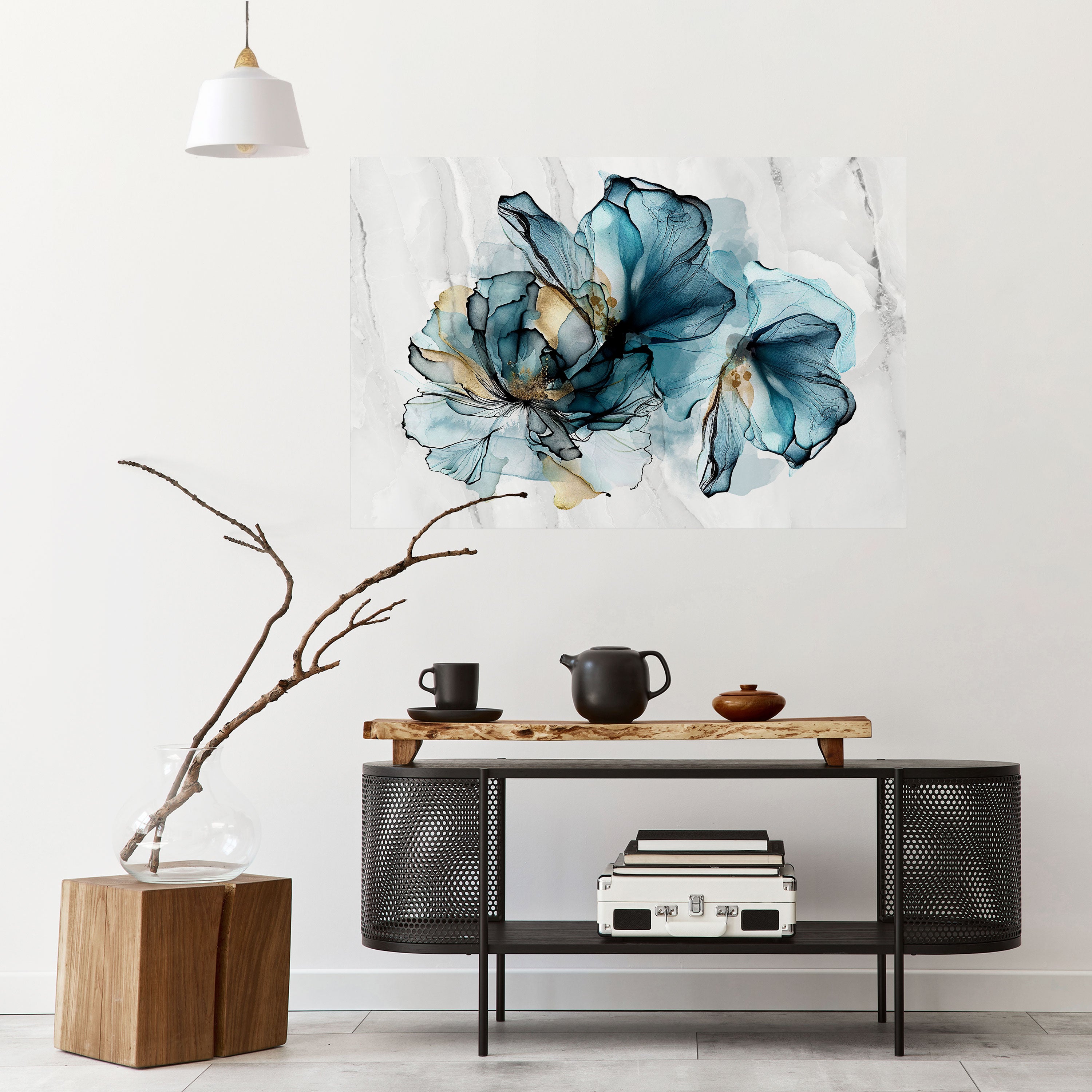 ELEGANT AQUARELLE Naklejka/Plakat poziomy