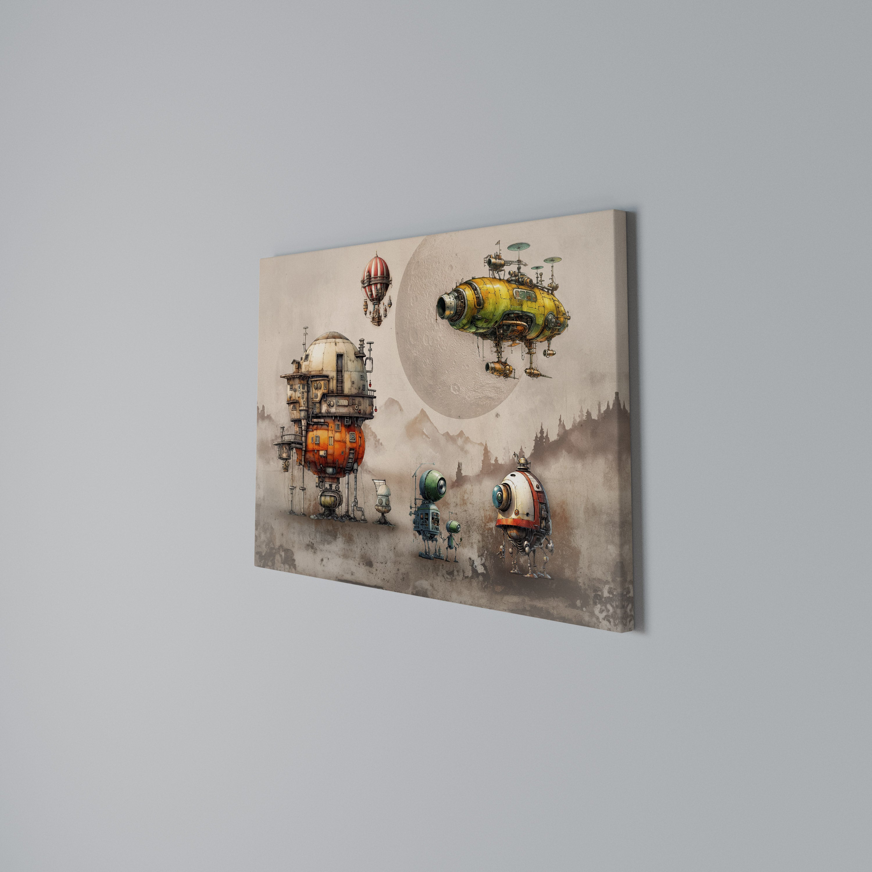 MACHINARIUM MACHINES Poziomy obraz na płótnie