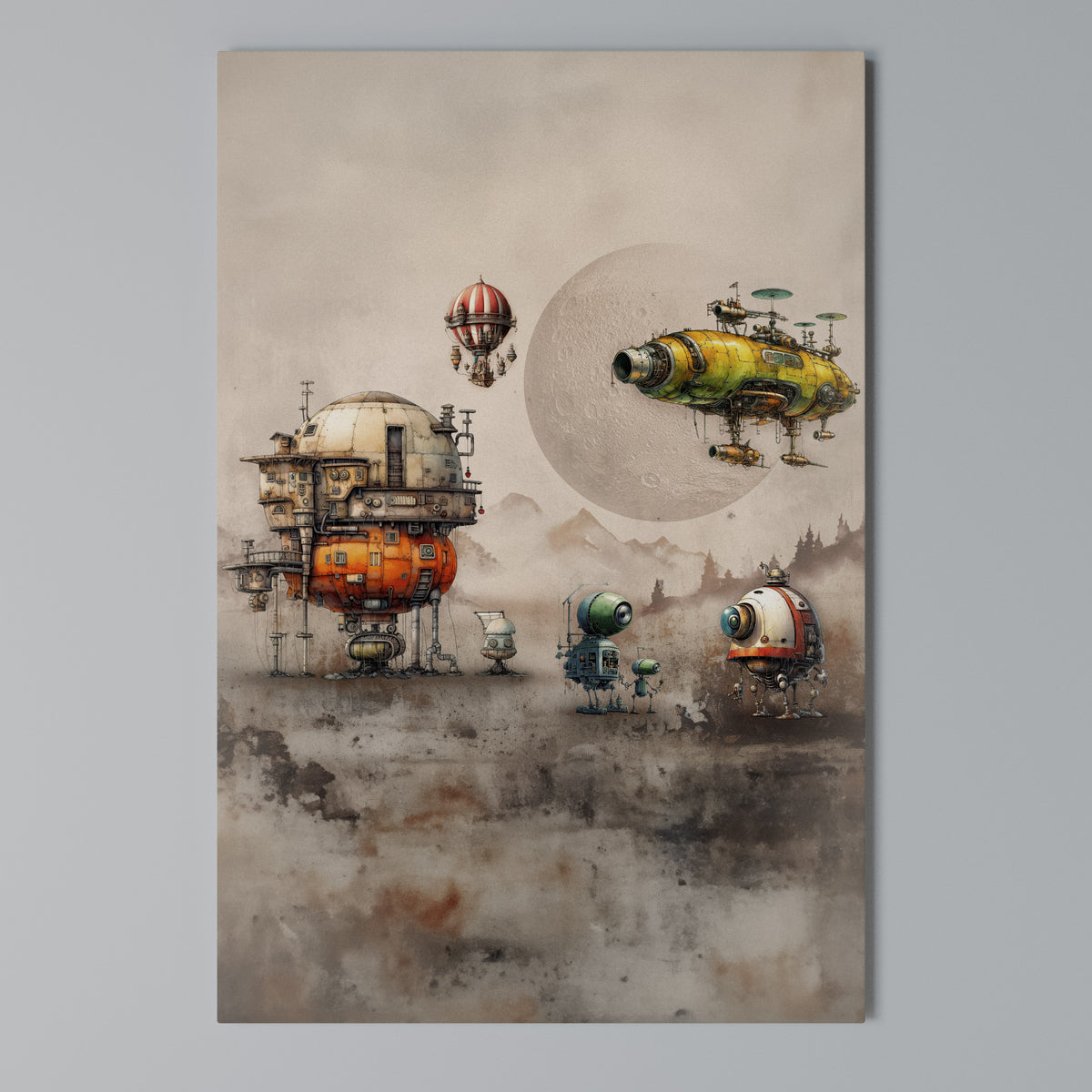 MACHINARIUM MACHINES Pionowy obraz na płótnie