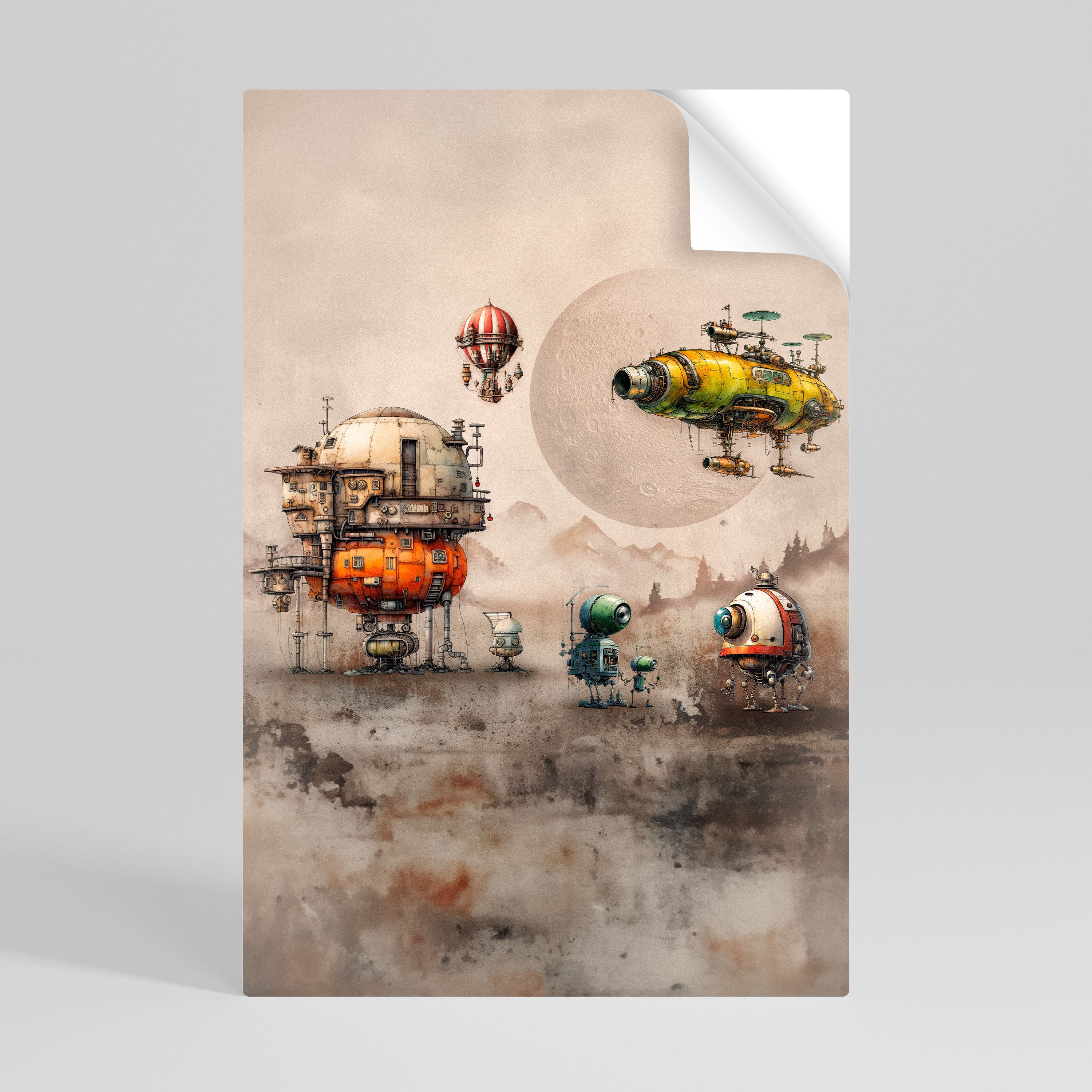 MACHINARIUM MACHINES Naklejka/Plakat pionowy
