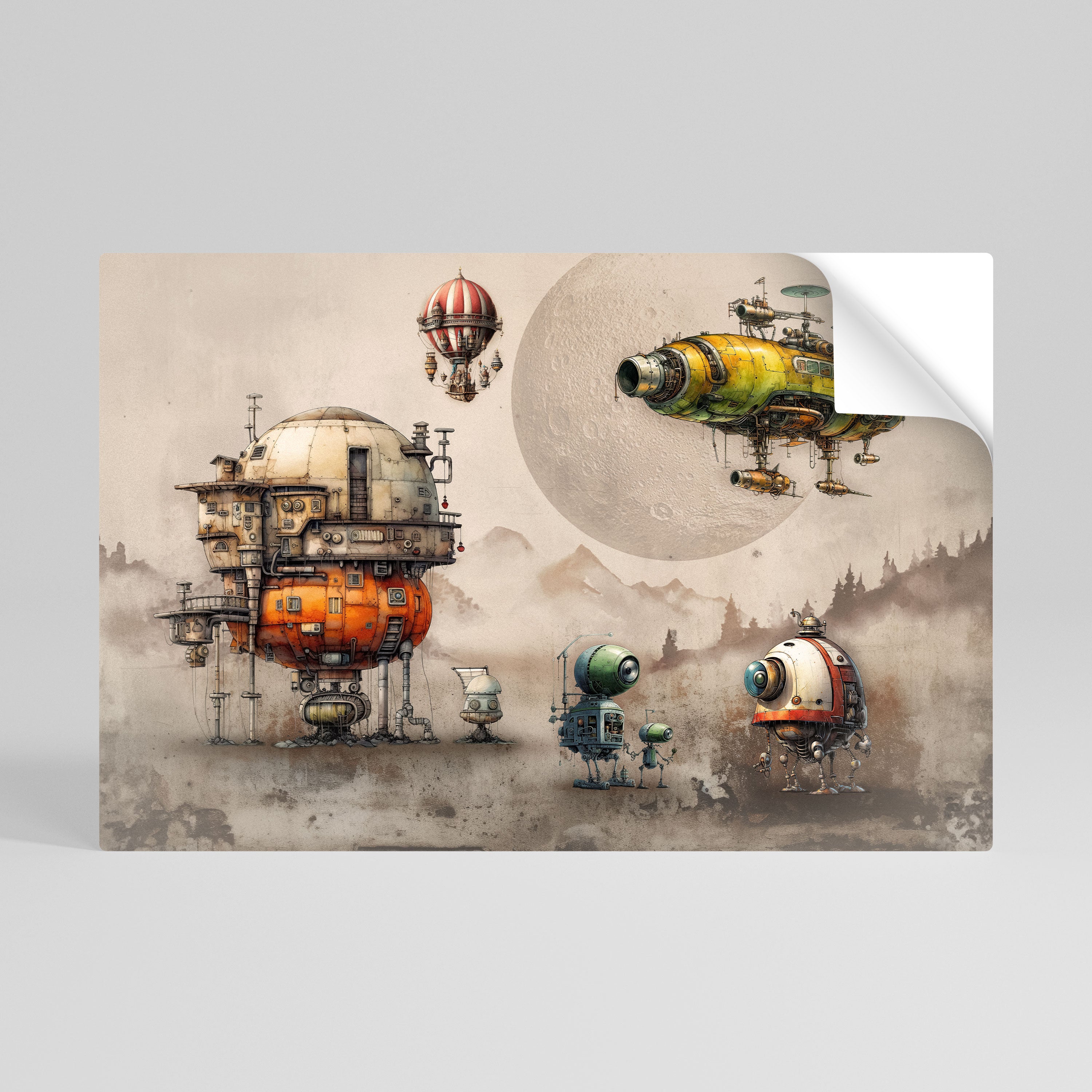 MACHINARIUM MACHINES Naklejka/Plakat poziomy