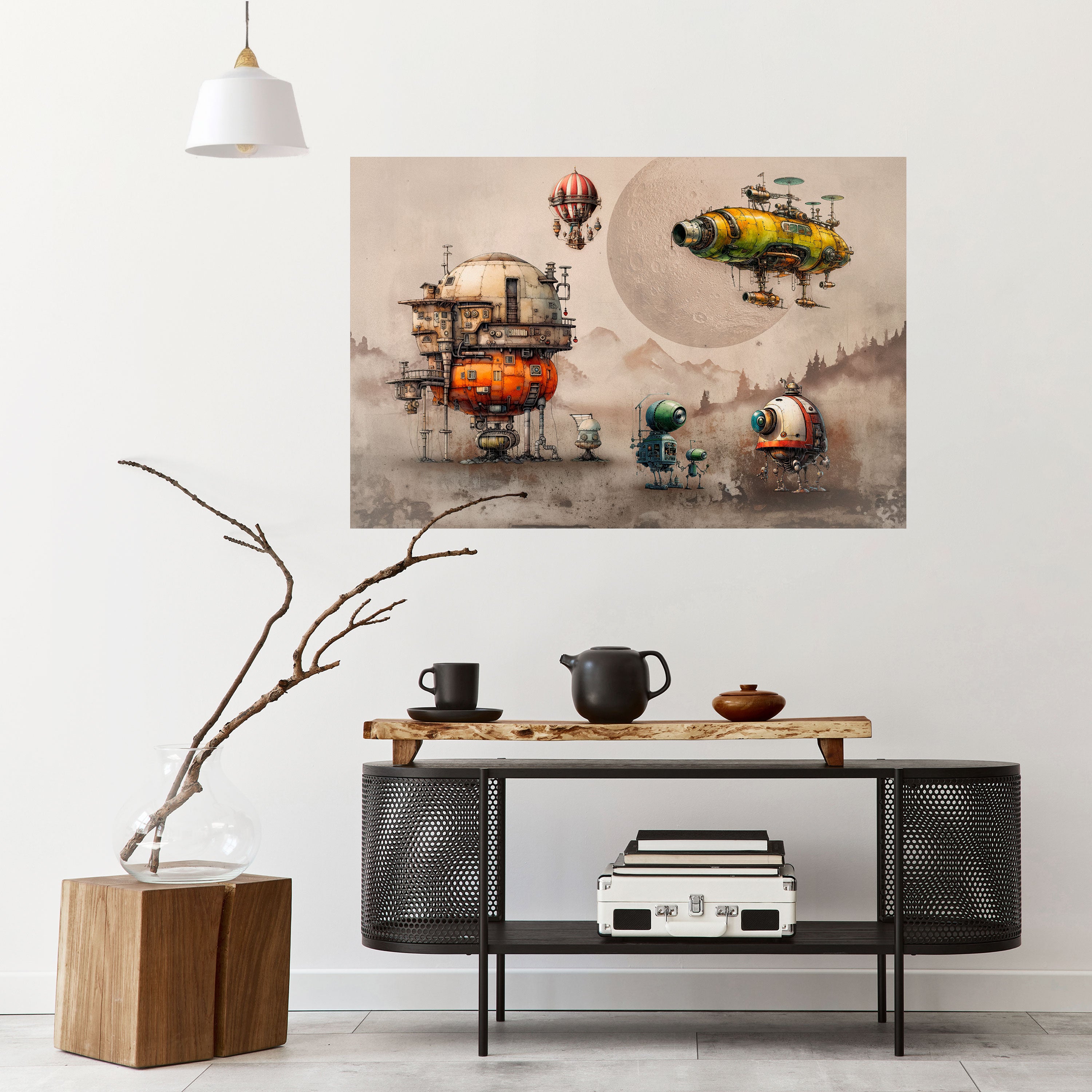 MACHINARIUM MACHINES Naklejka/Plakat poziomy