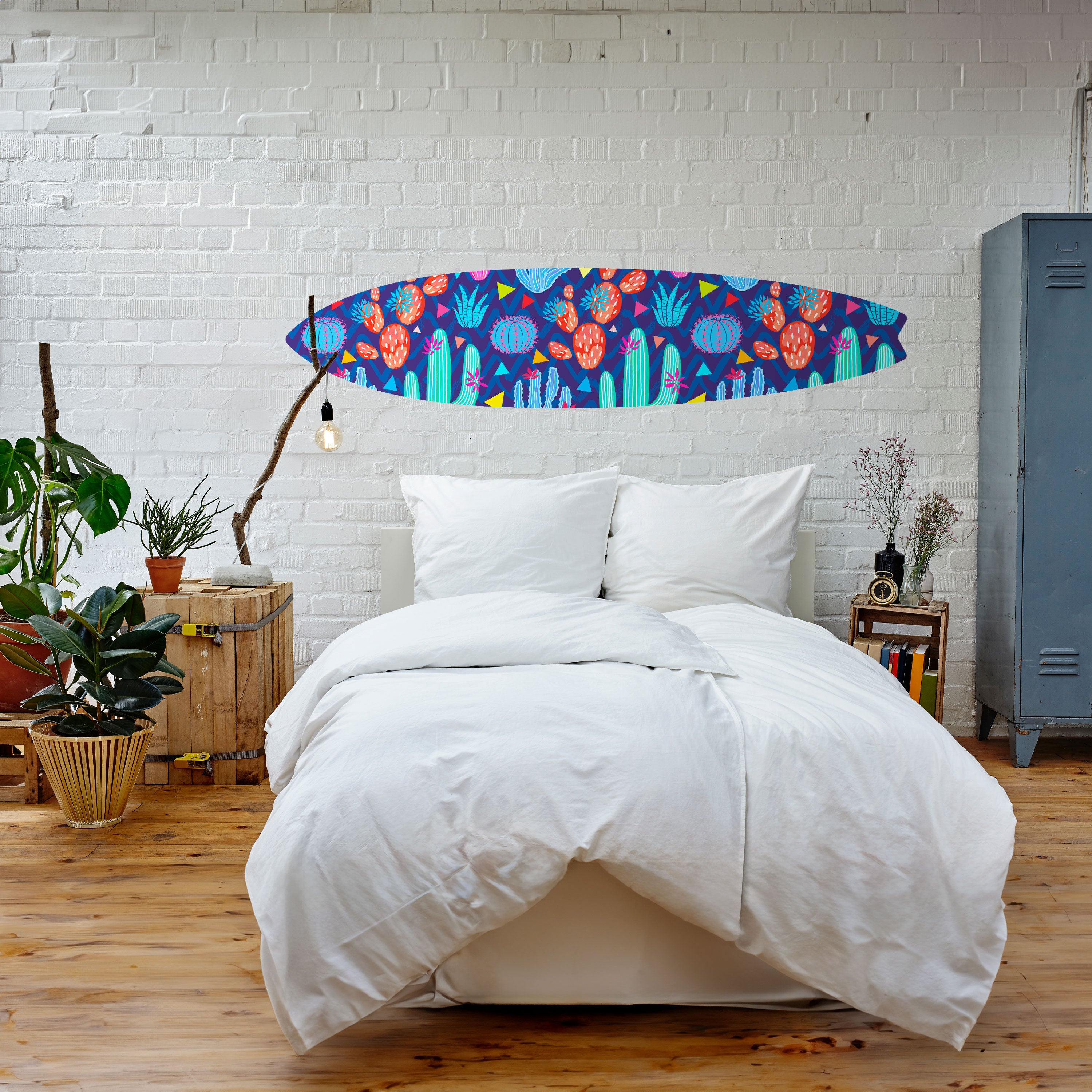 CACTUS VIBES Naklejka - deska surfingowa