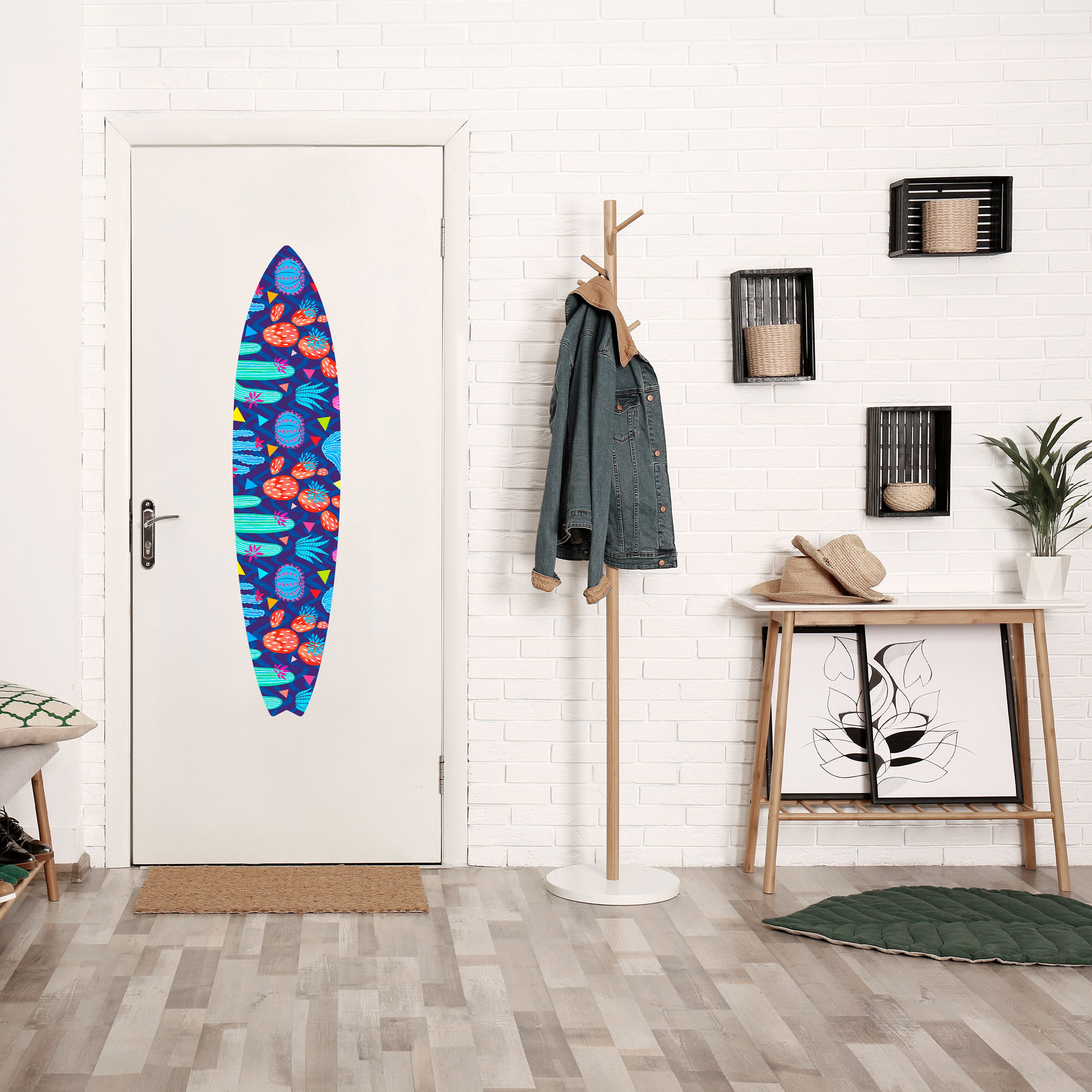 CACTUS VIBES Naklejka - deska surfingowa