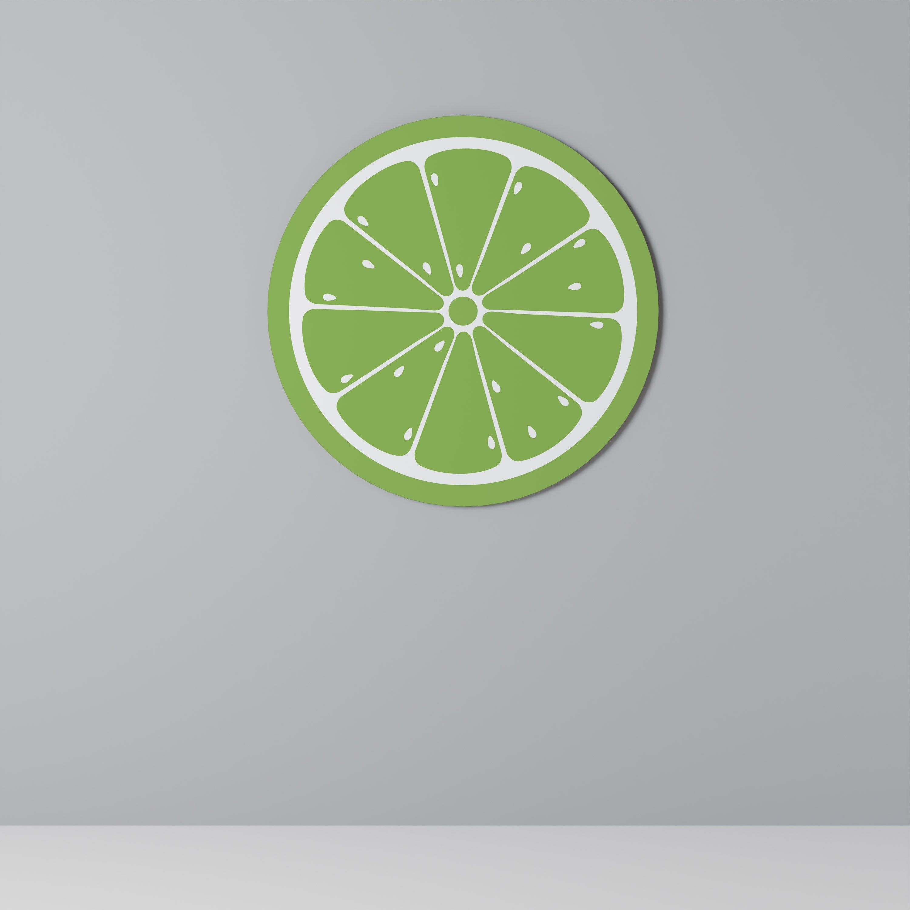 REFRESHING LIME Obraz okrągły