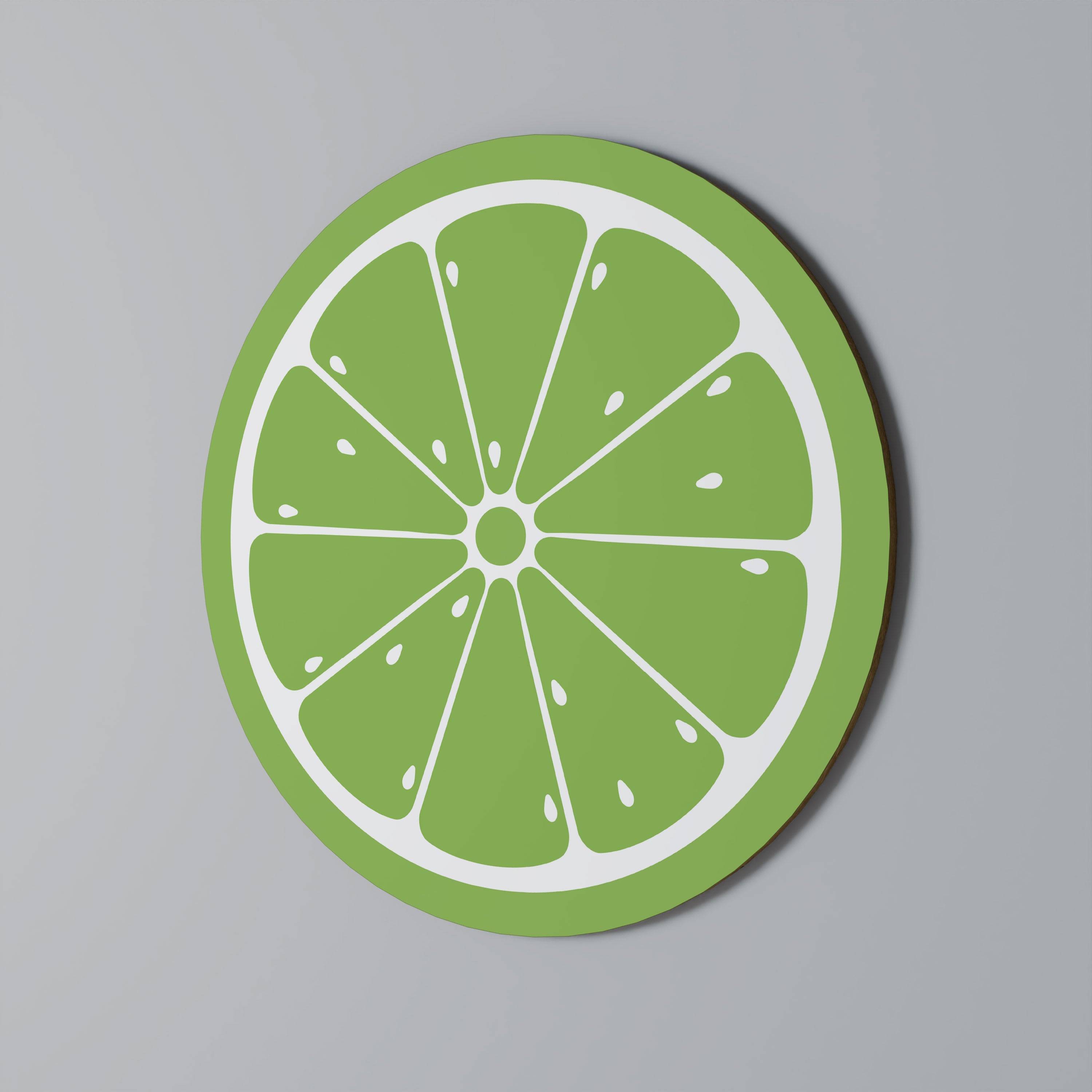 REFRESHING LIME Obraz okrągły