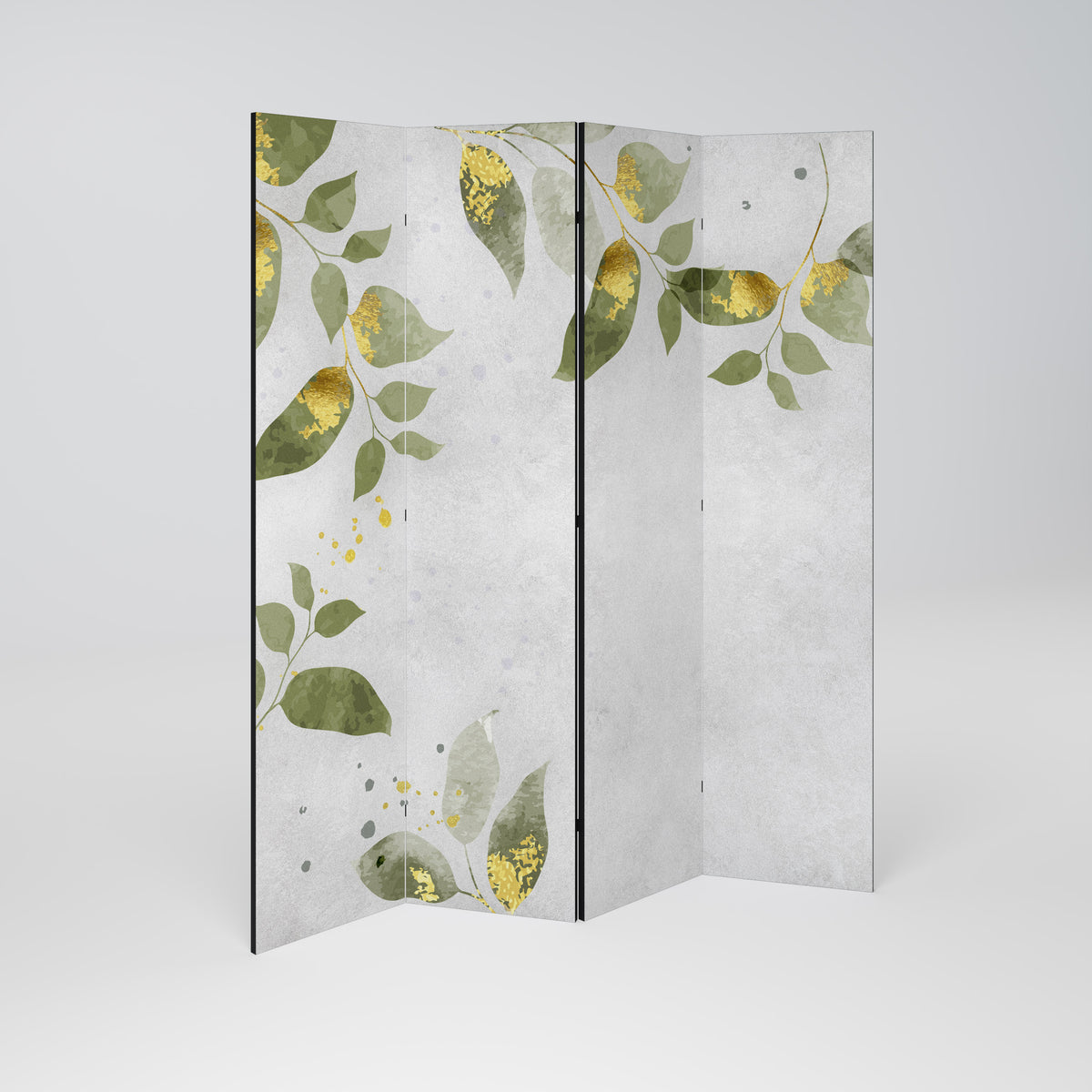 ELEGANT BOTANICS Dekoracyjny parawan 4-skrzydłowy