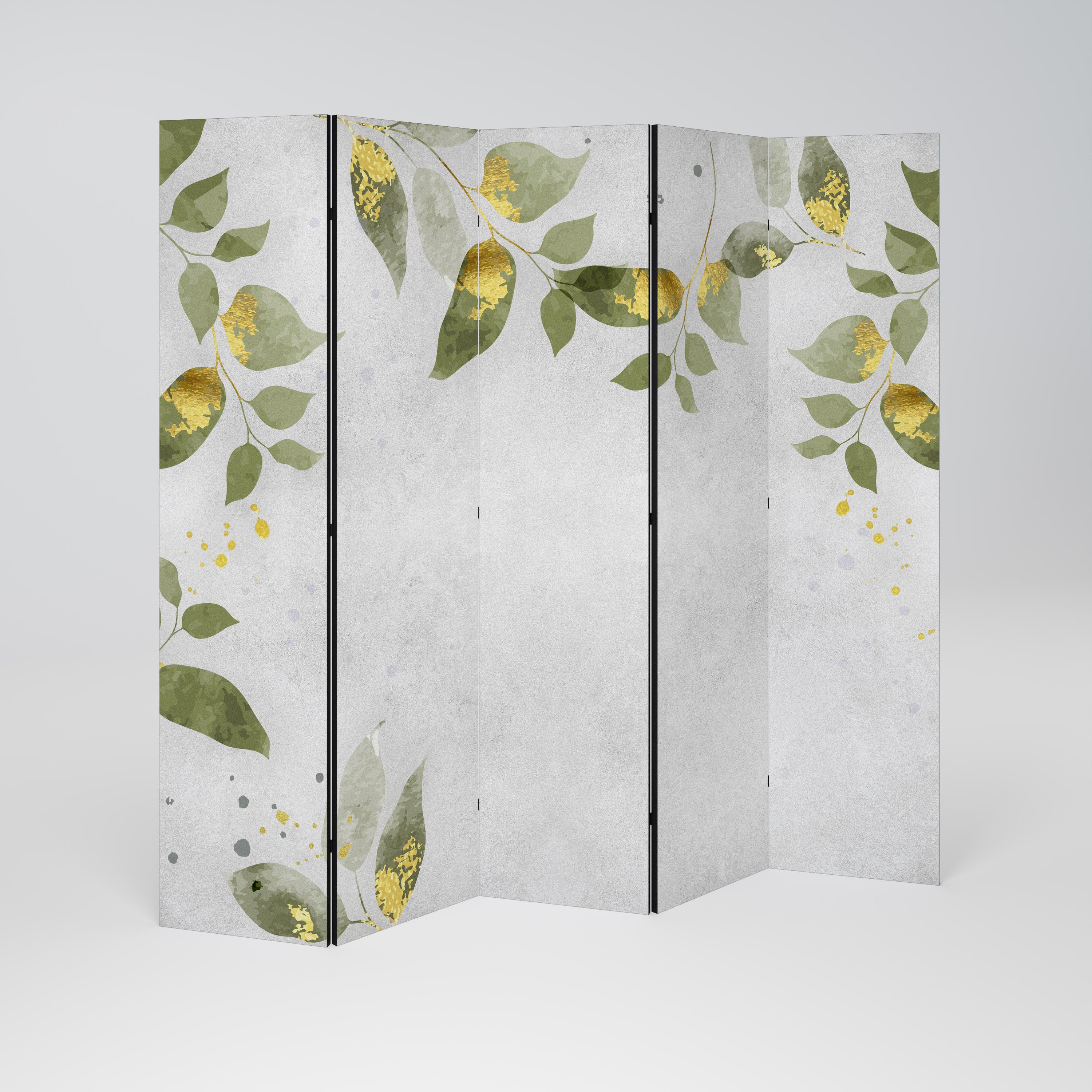 ELEGANT BOTANICS Dekoracyjny parawan 5-skrzydłowy
