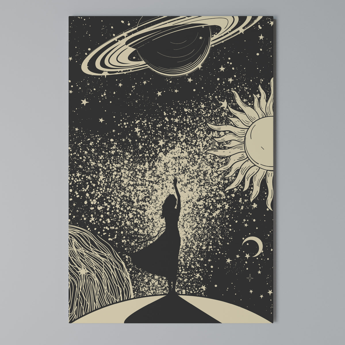 MYSTIC UNIVERSE Pionowy obraz na płótnie
