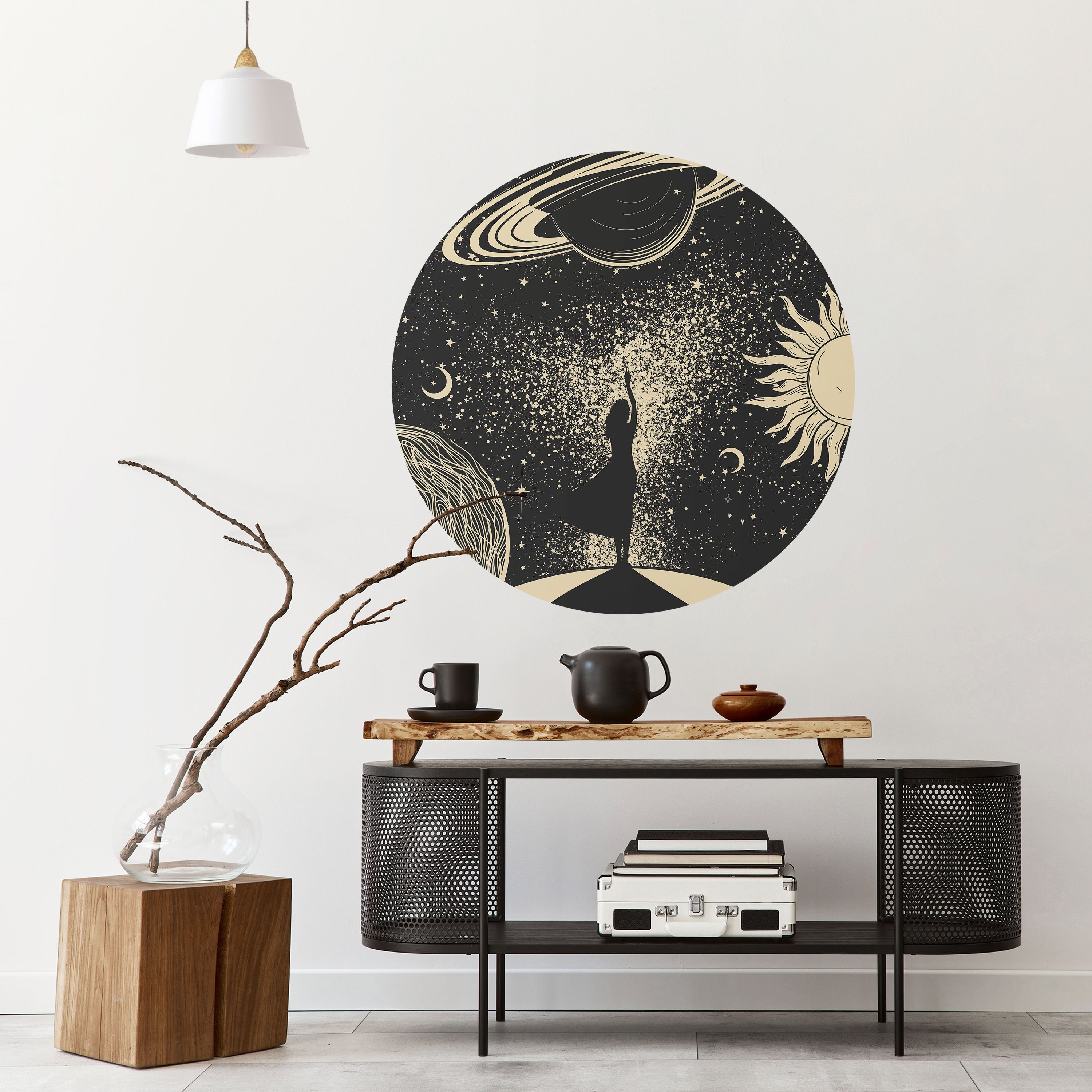 MYSTIC UNIVERSE Naklejka okrągła