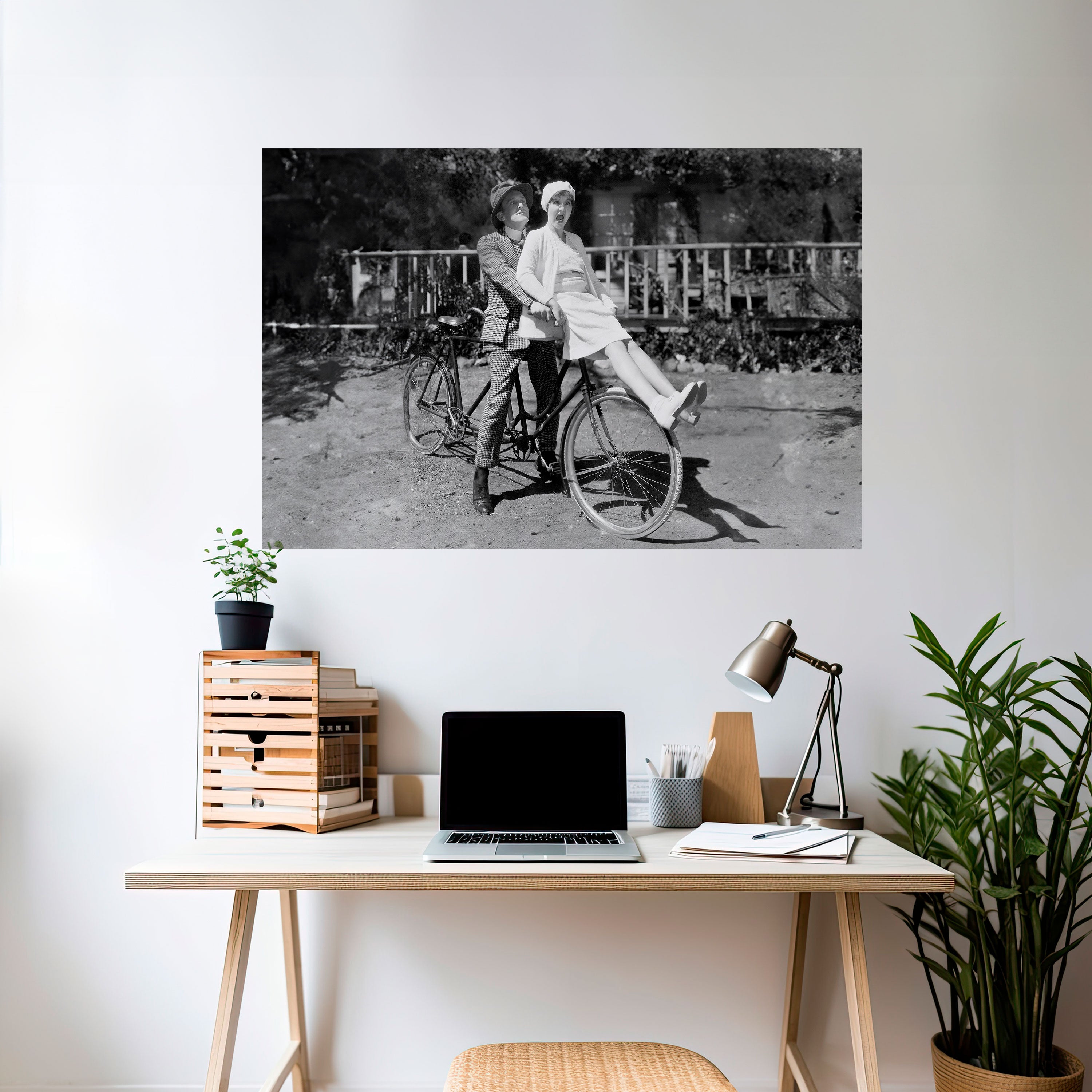RIDING THROUGH TIME Naklejka/Plakat poziomy